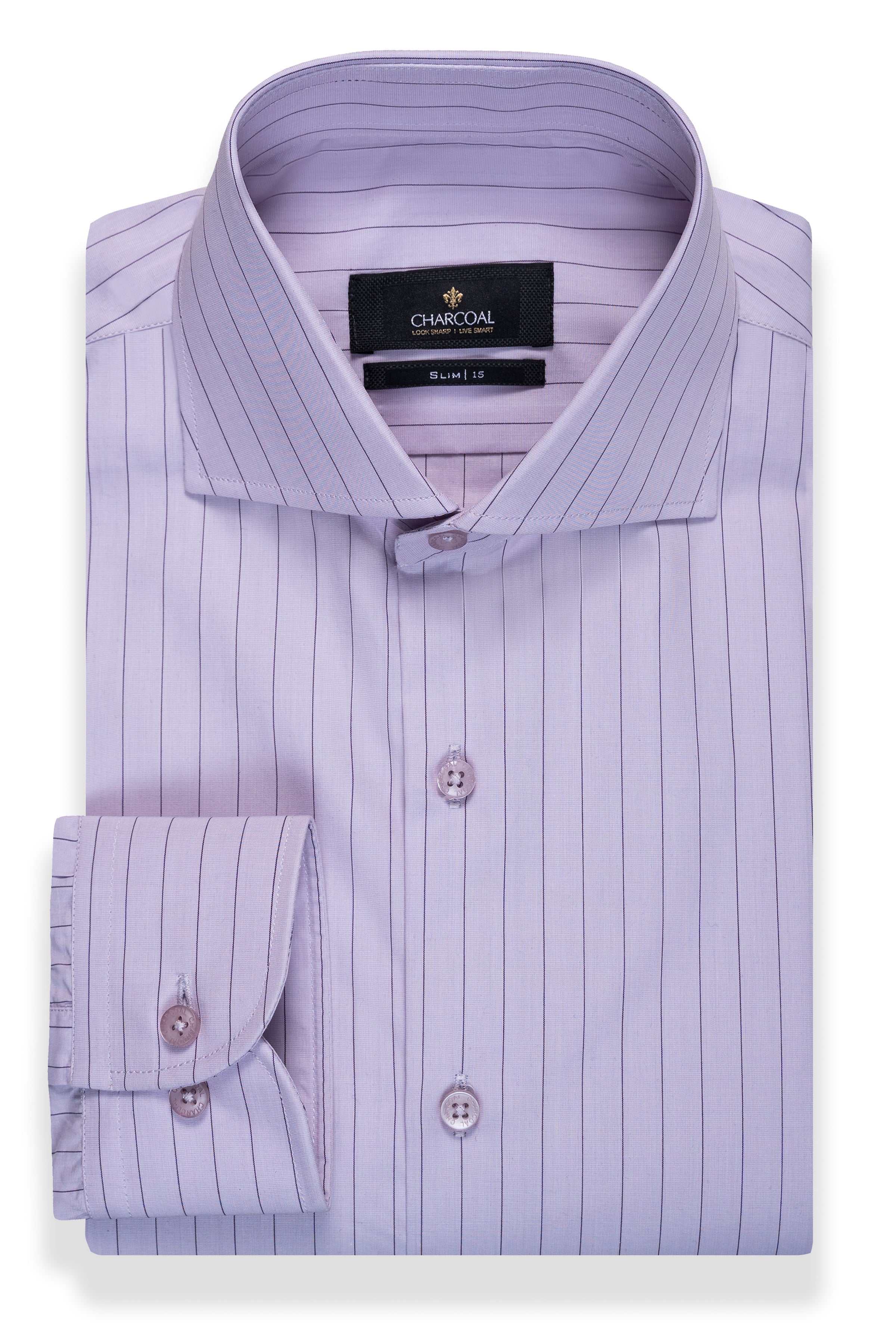 DRESS SHIRT FULL SLEEVE LIGHT PURPLE