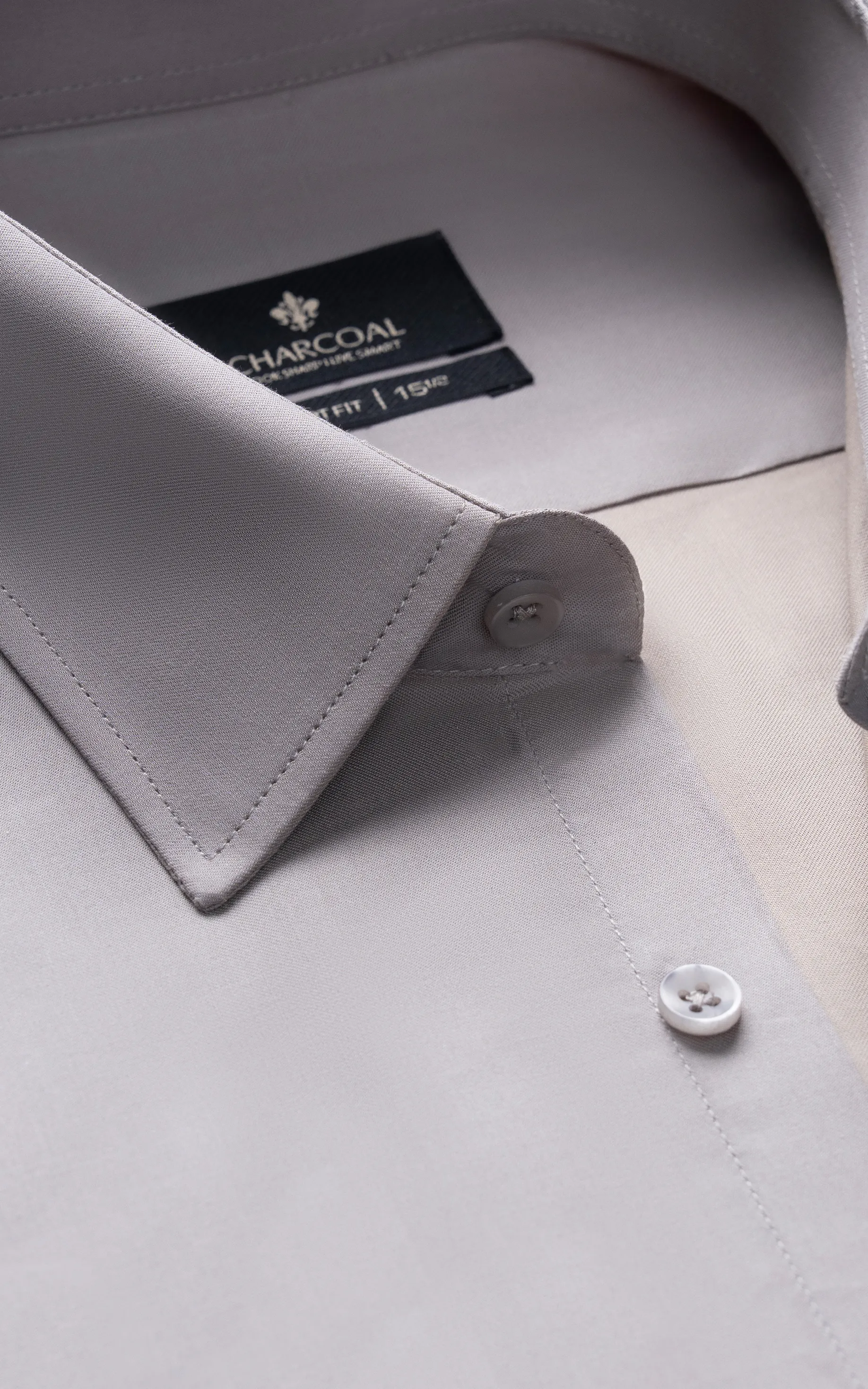 DRESS SHIRT GREY - Image 3