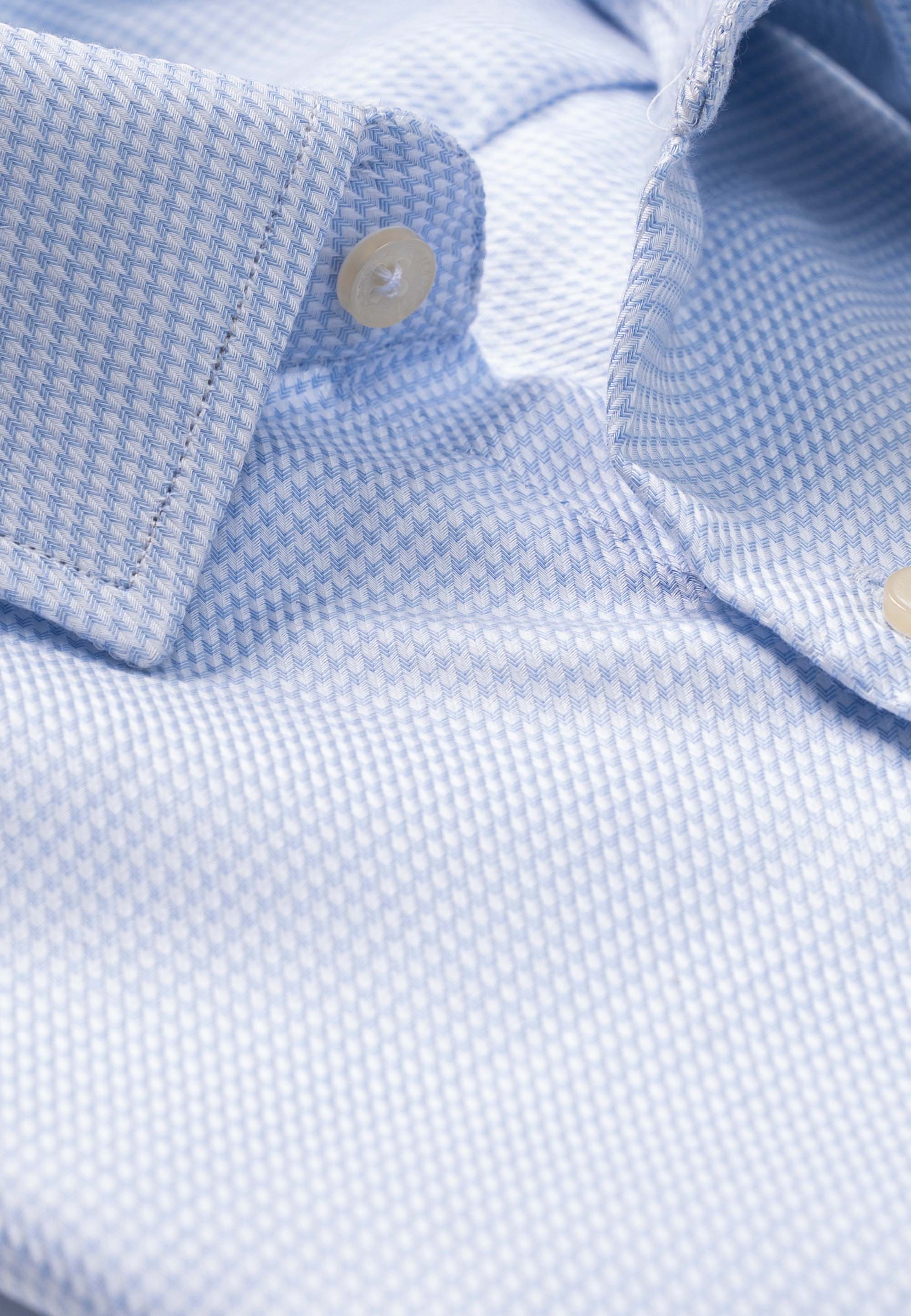 DRESS SHIRT LIGHT BLUE TEXTURE - Image 2