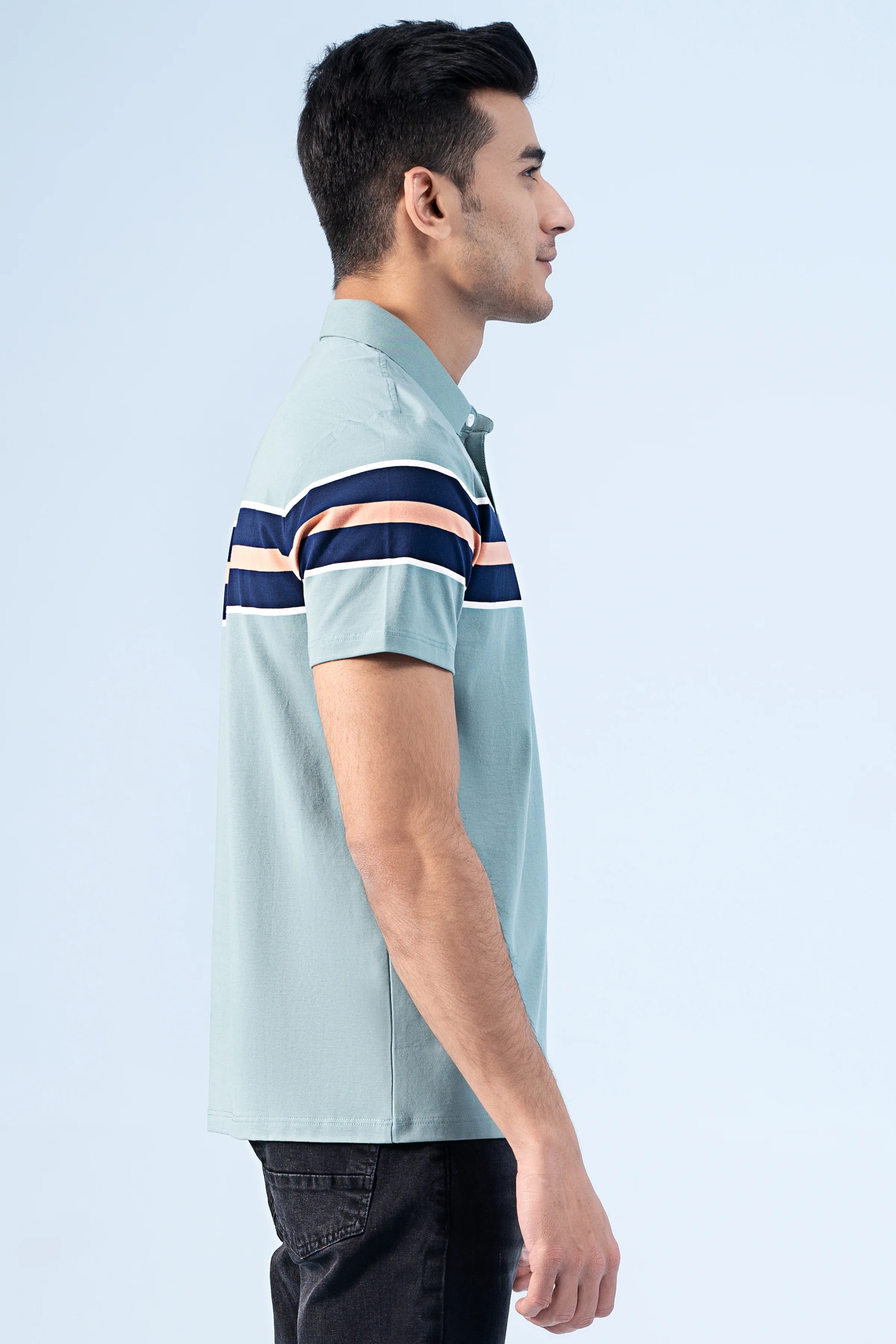 EXECUTIVE ICONIC POLO AQUA GREEN - Image 3