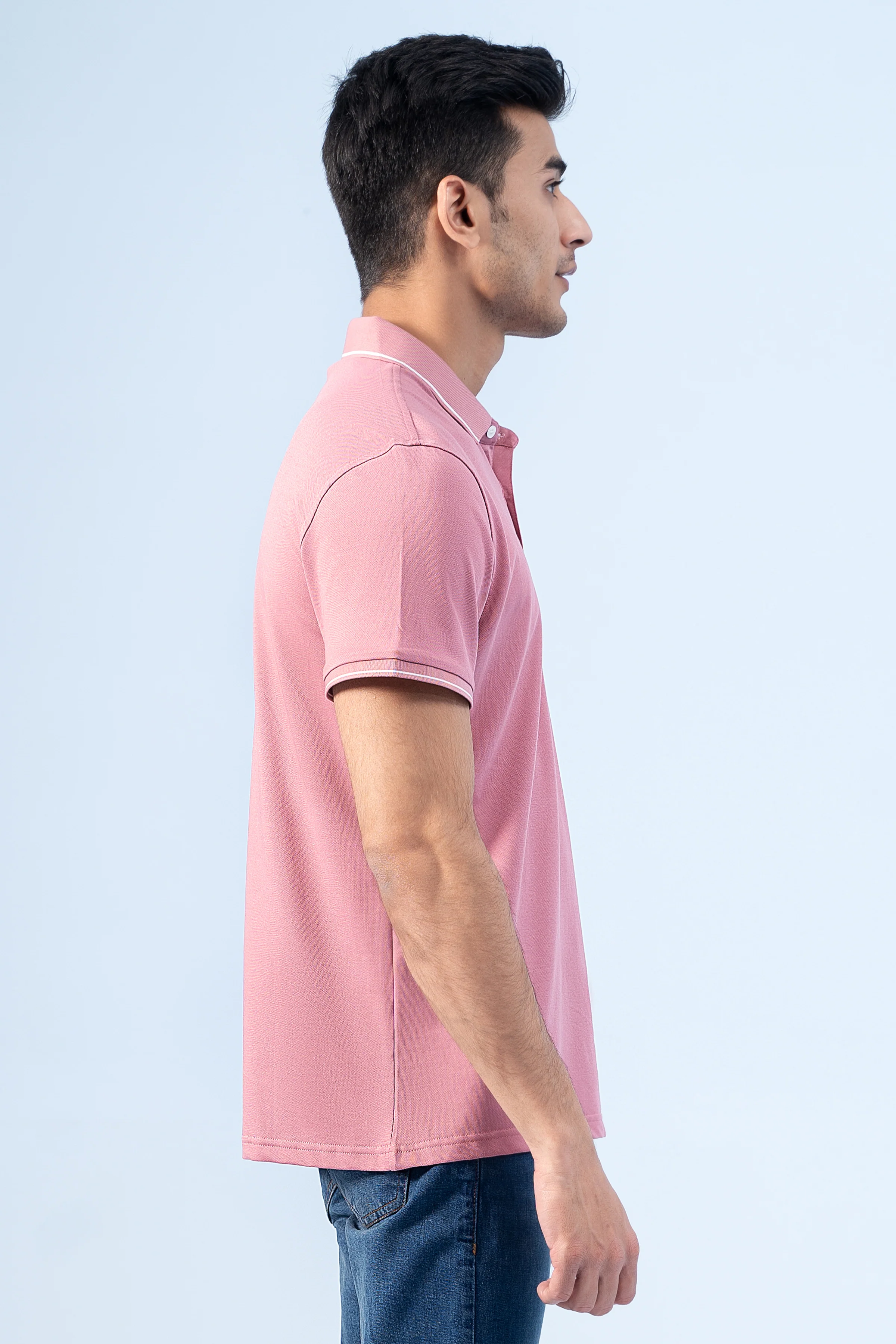 EXECUTIVE ICONIC POLO CORAL PINK - Image 2
