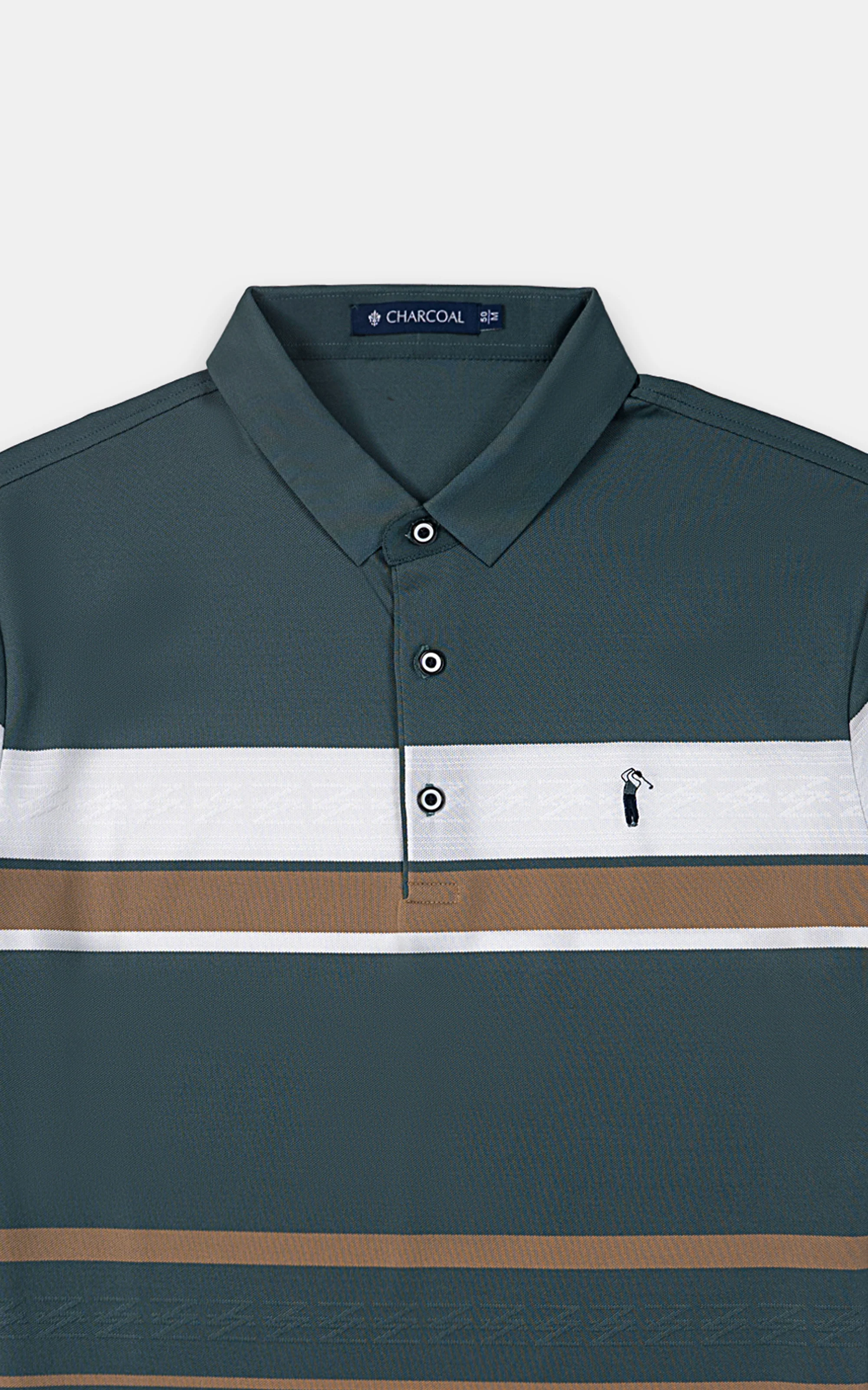 EXECUTIVE POLO SOLID COLLAR GREEN - Image 2