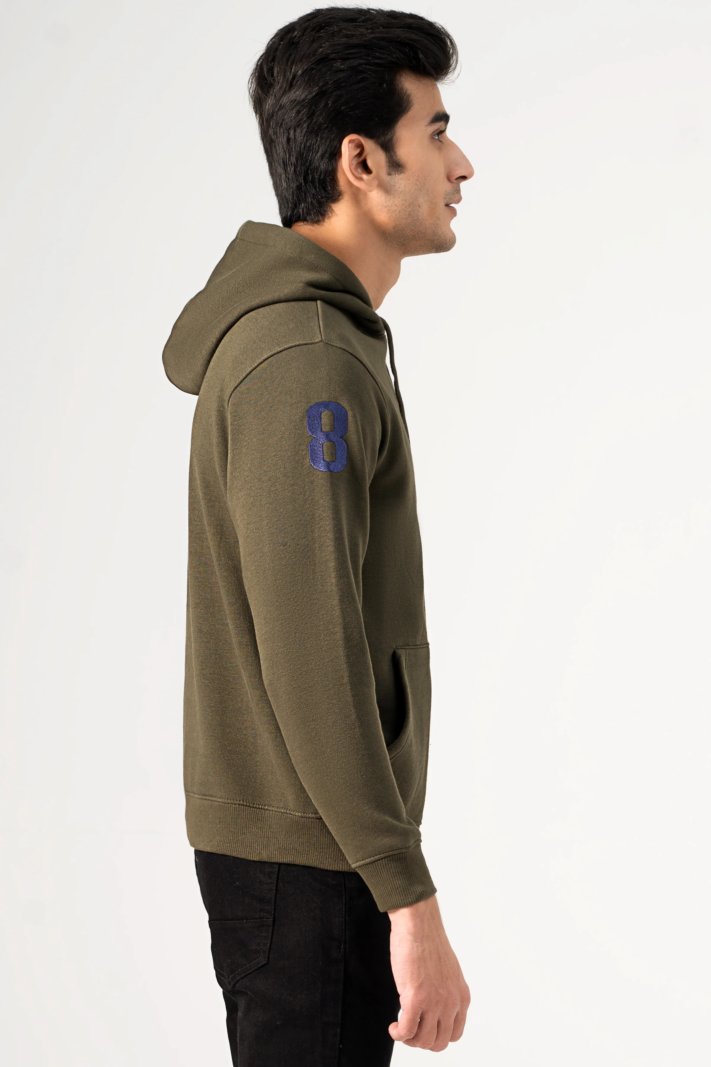 FASHION HOODIE OLIVE - Image 3