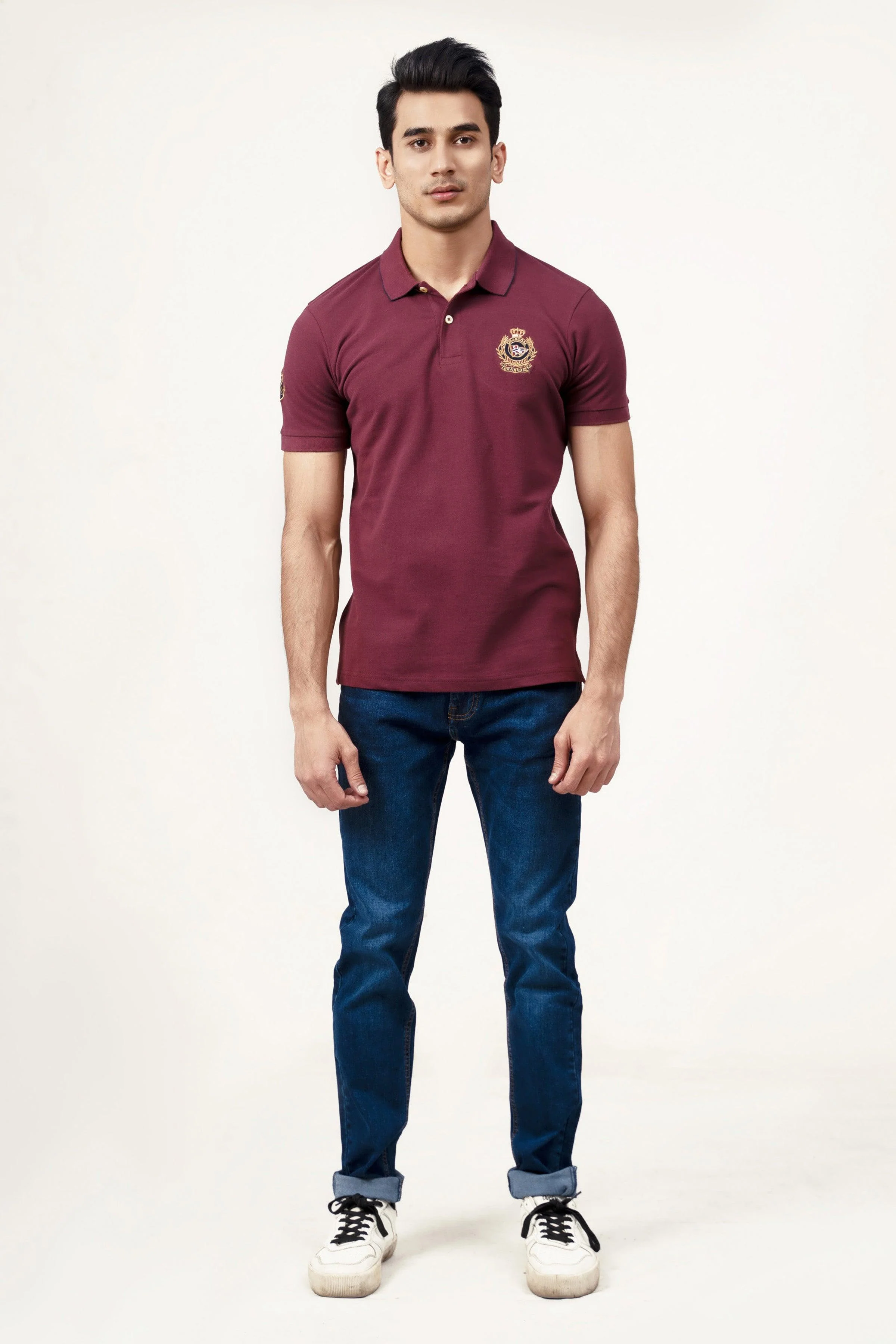 FASHION POLO MAROON