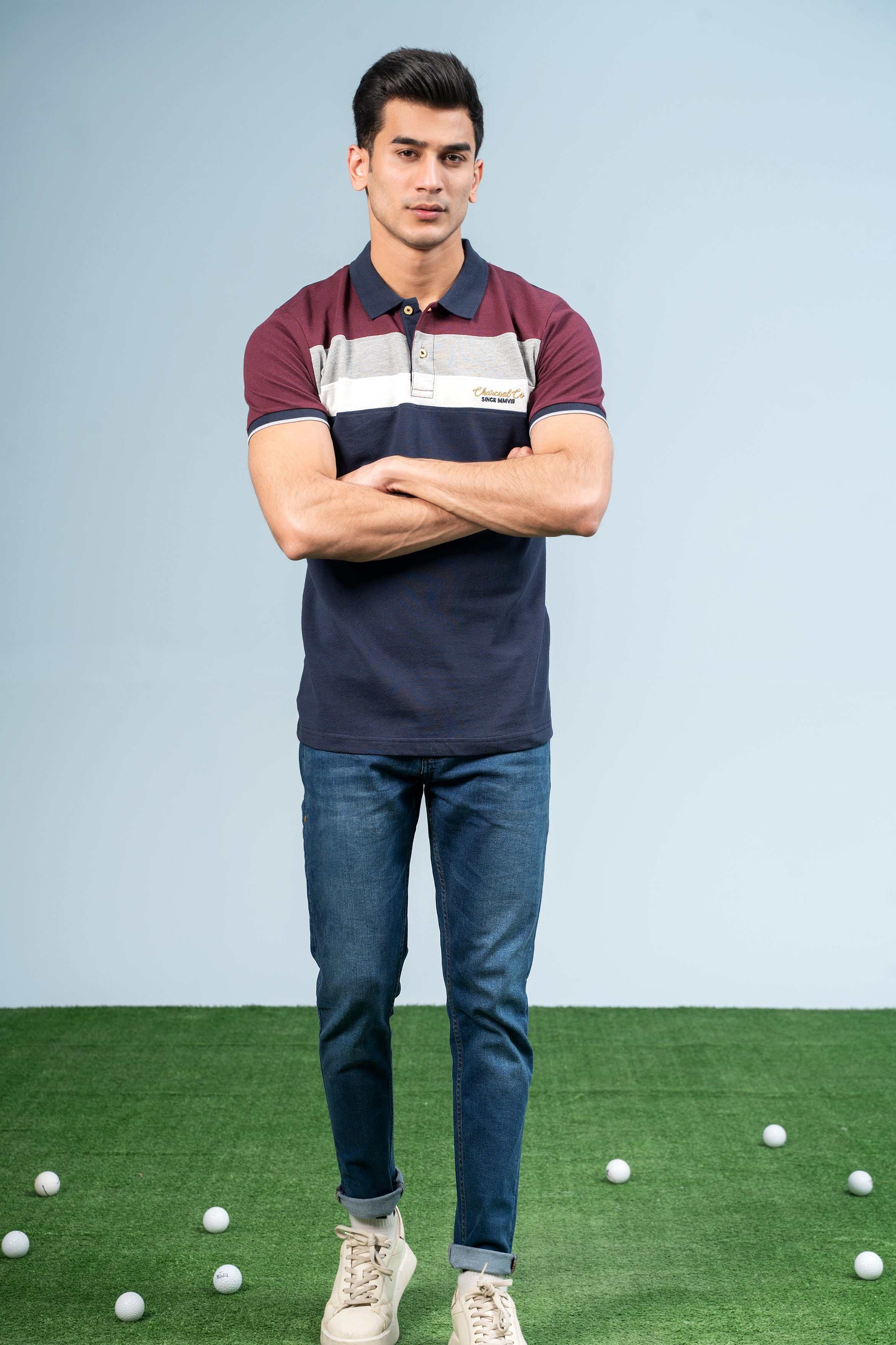 FASHION POLO MAROON