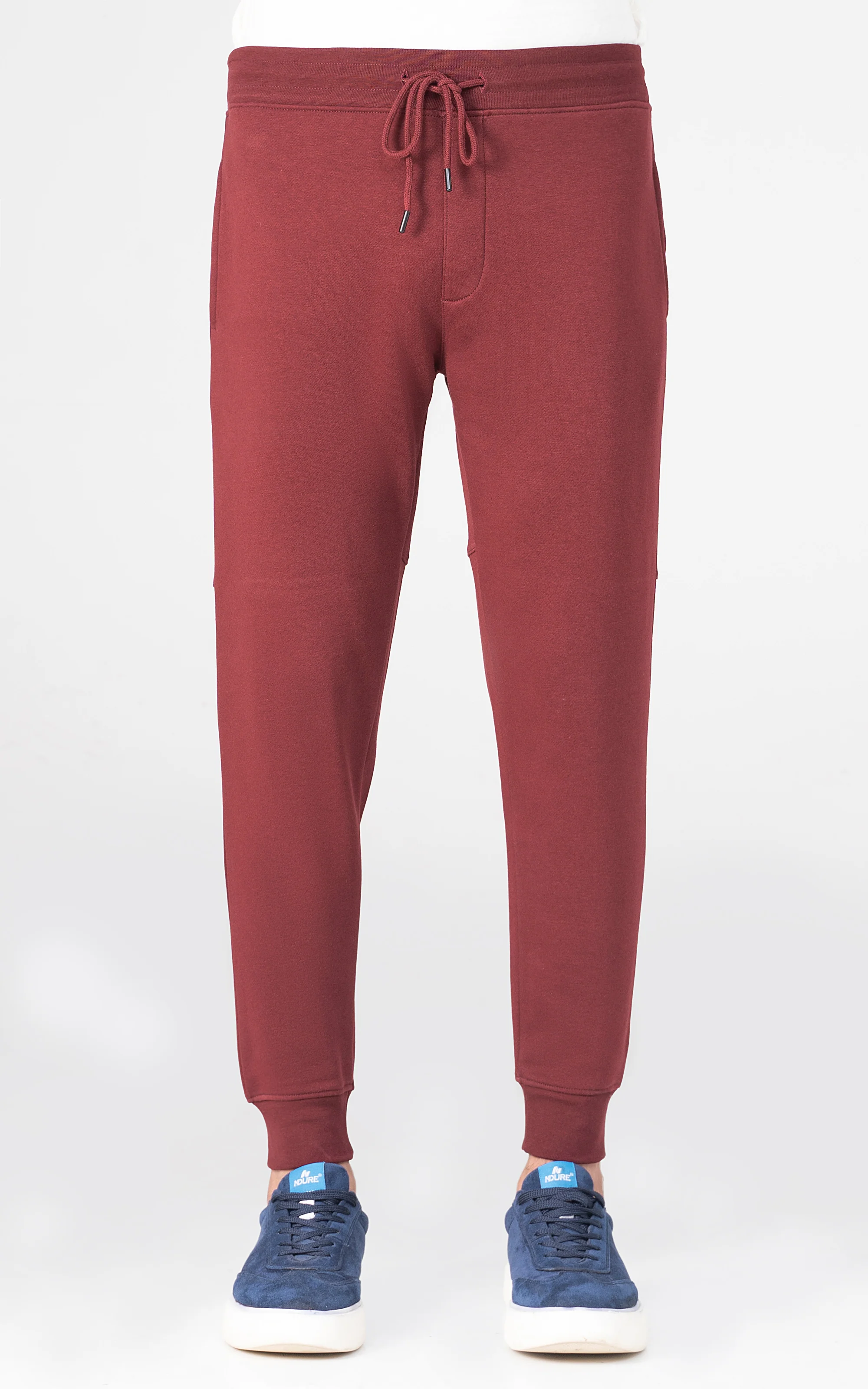 FLEECE JOGGER TROUSER MAROON - Image 2