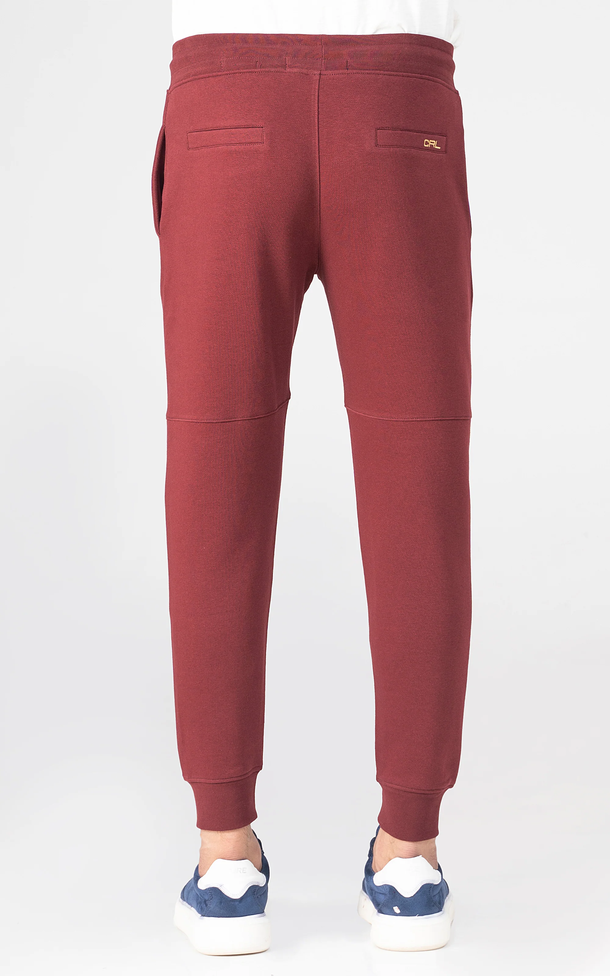FLEECE JOGGER TROUSER MAROON - Image 3