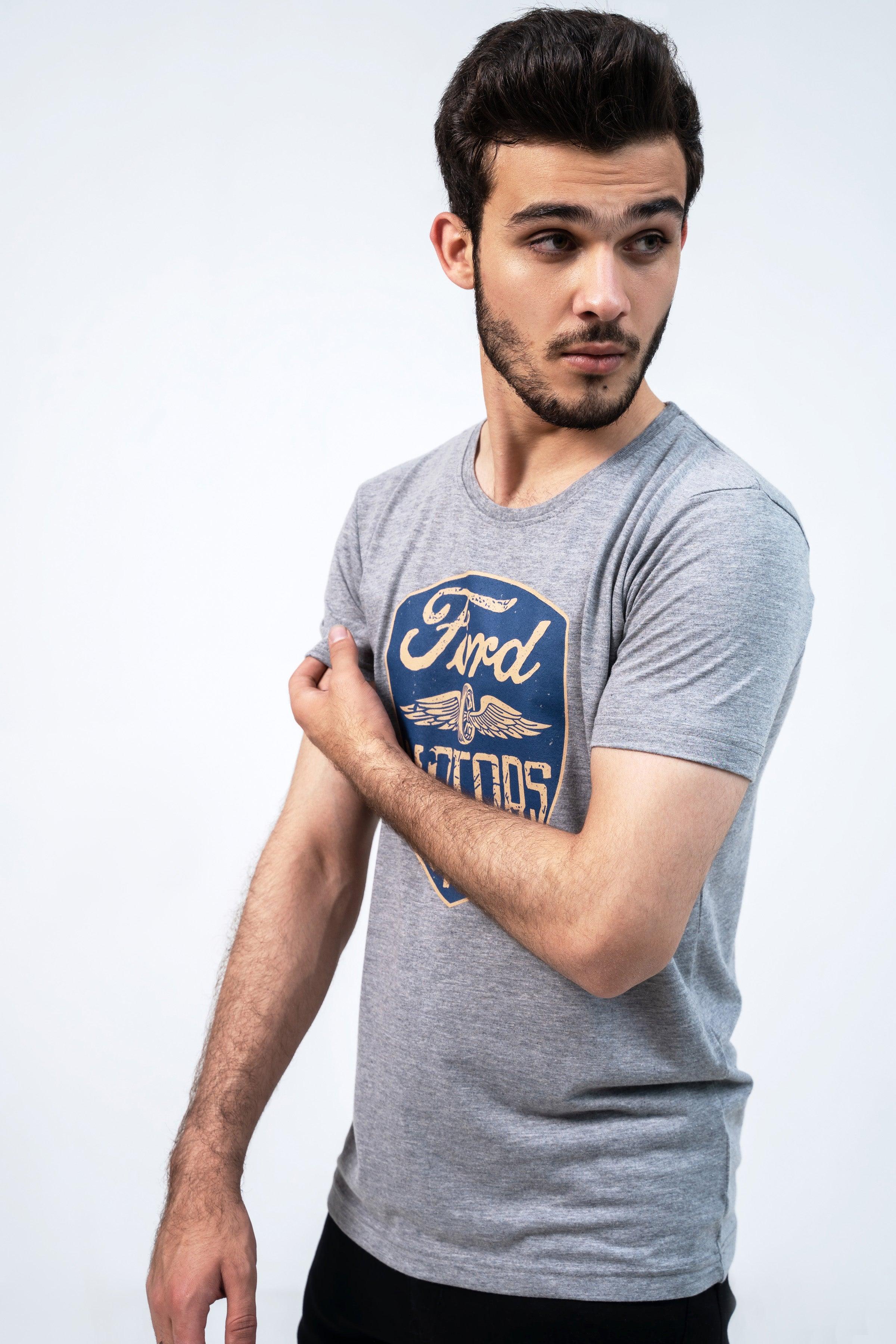 FORD GRAPHIC T SHIRT HYDER GREY - Image 5
