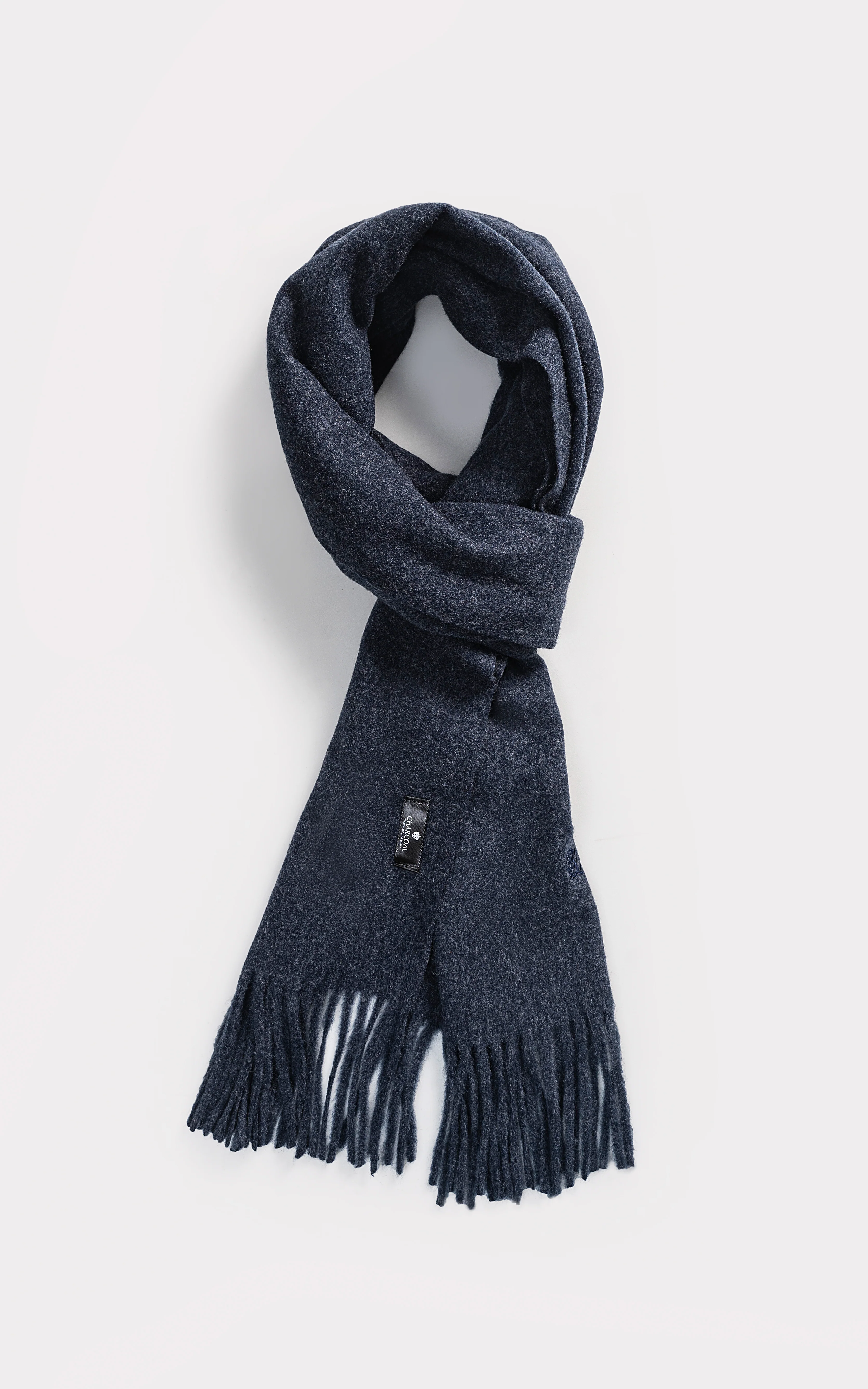 Fringe Wool blended Scarf
