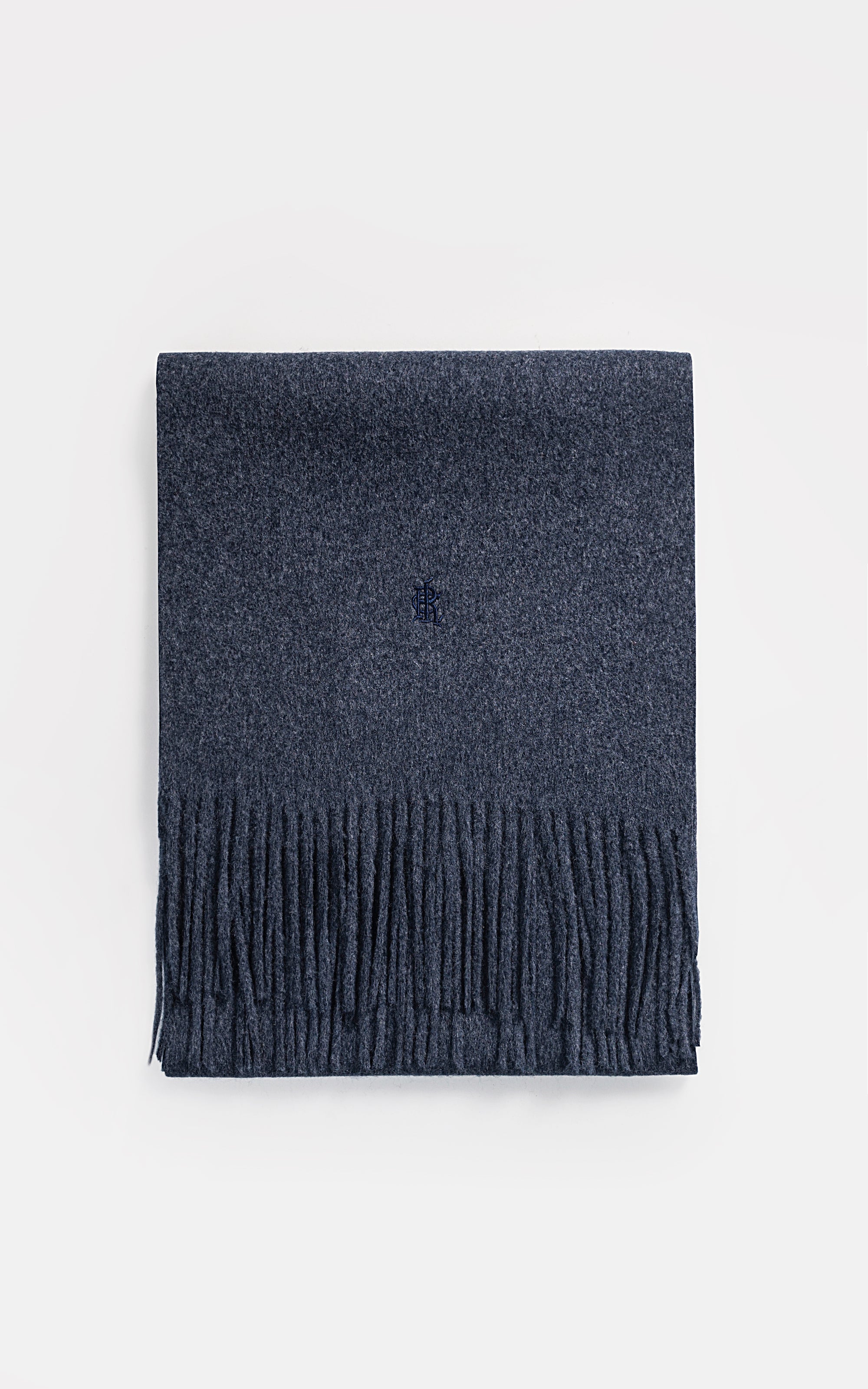 Fringe Wool blended Scarf - Image 3