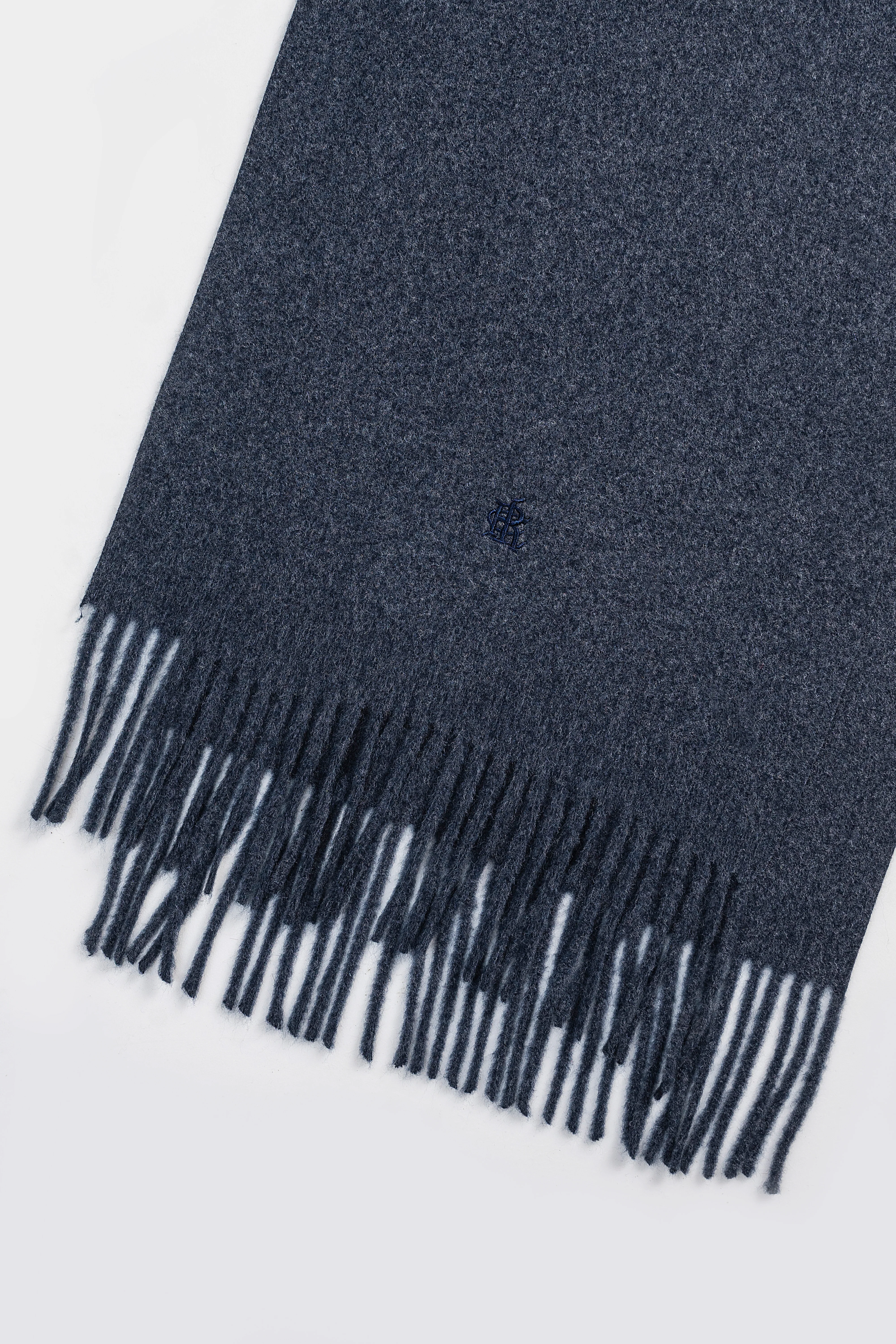 Fringe Wool blended Scarf - Image 4