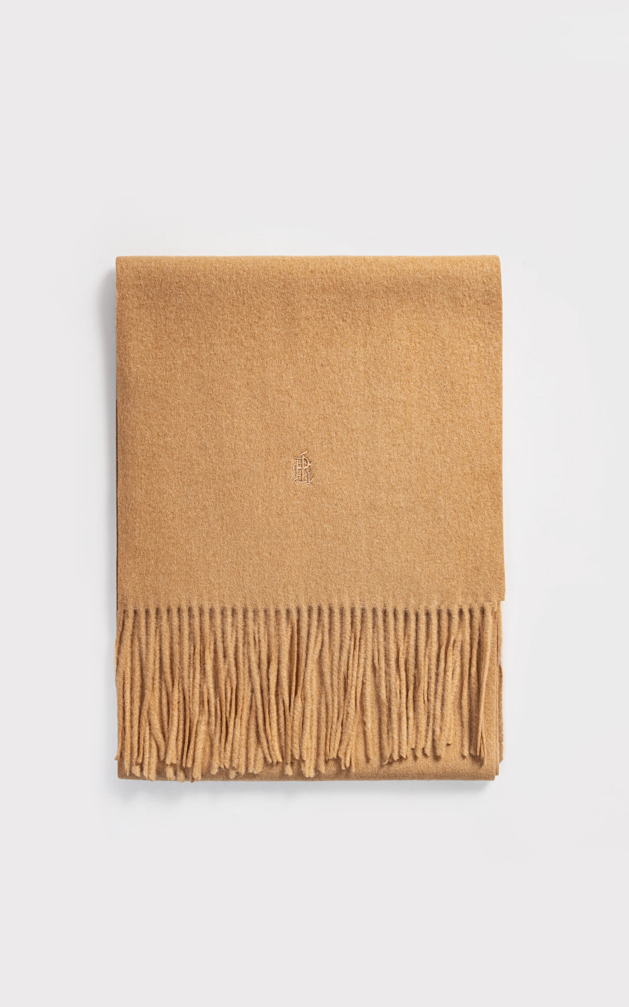 Fringe Wool blended Scarf - Image 3