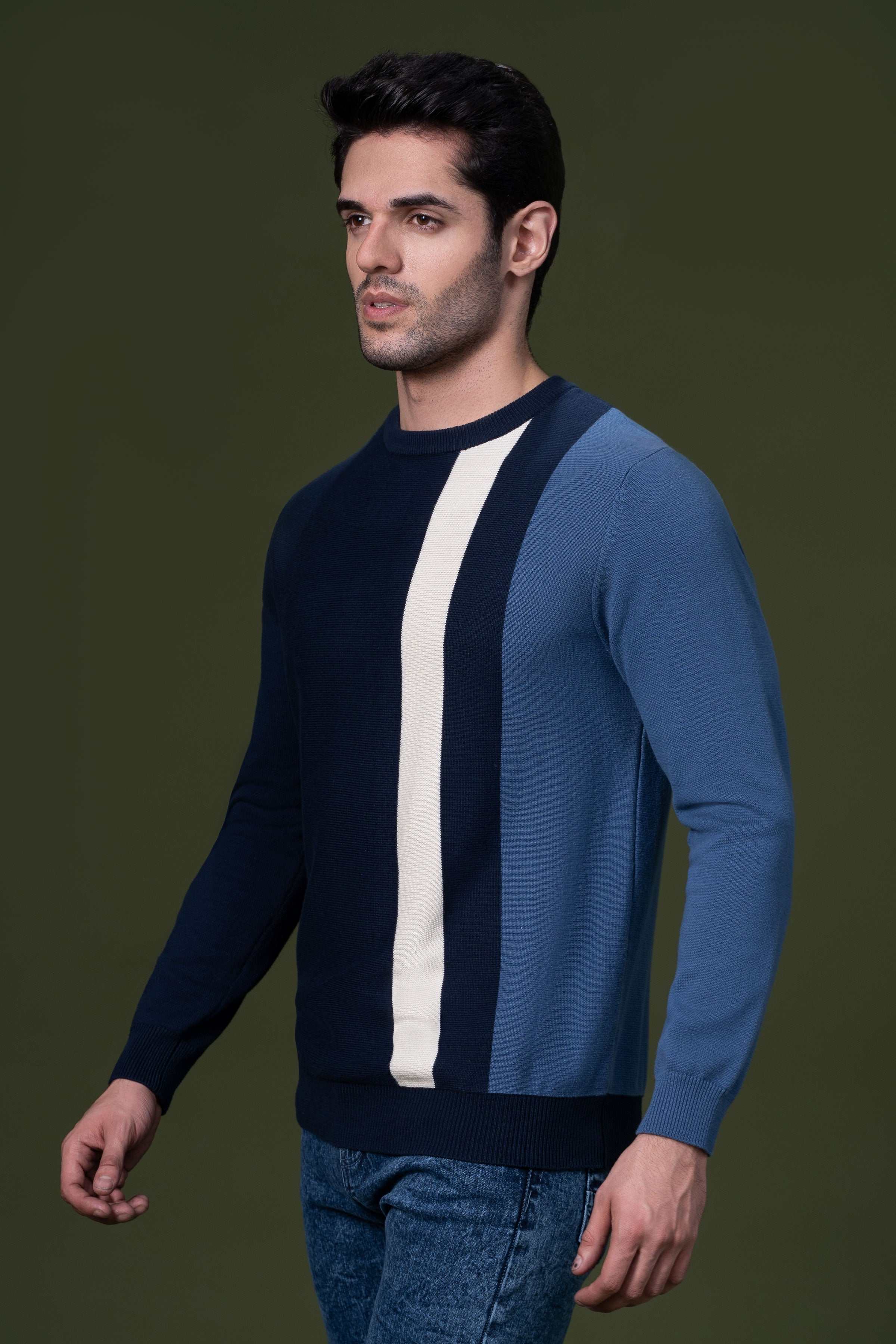 FULL SLEEVE SWEATER NAVY - Image 2