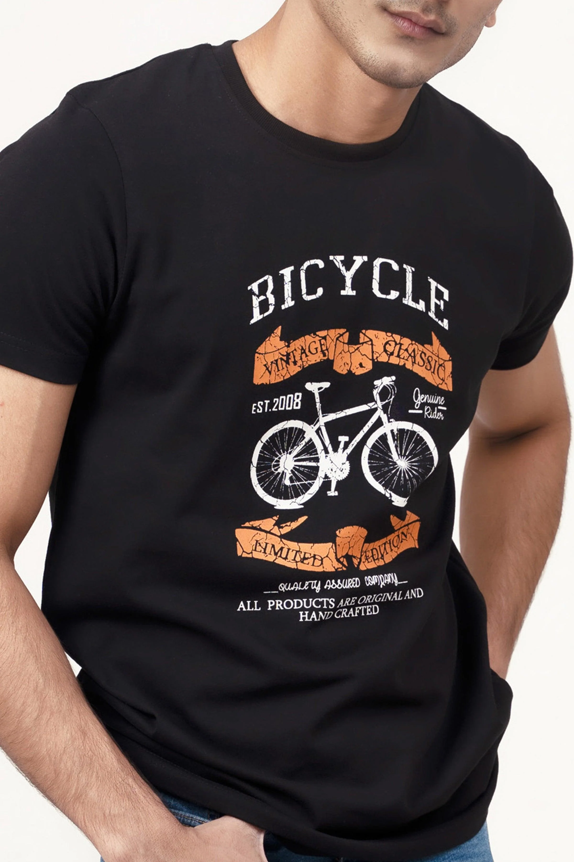 GRAPHIC T-SHIRT BLACK - Image 4