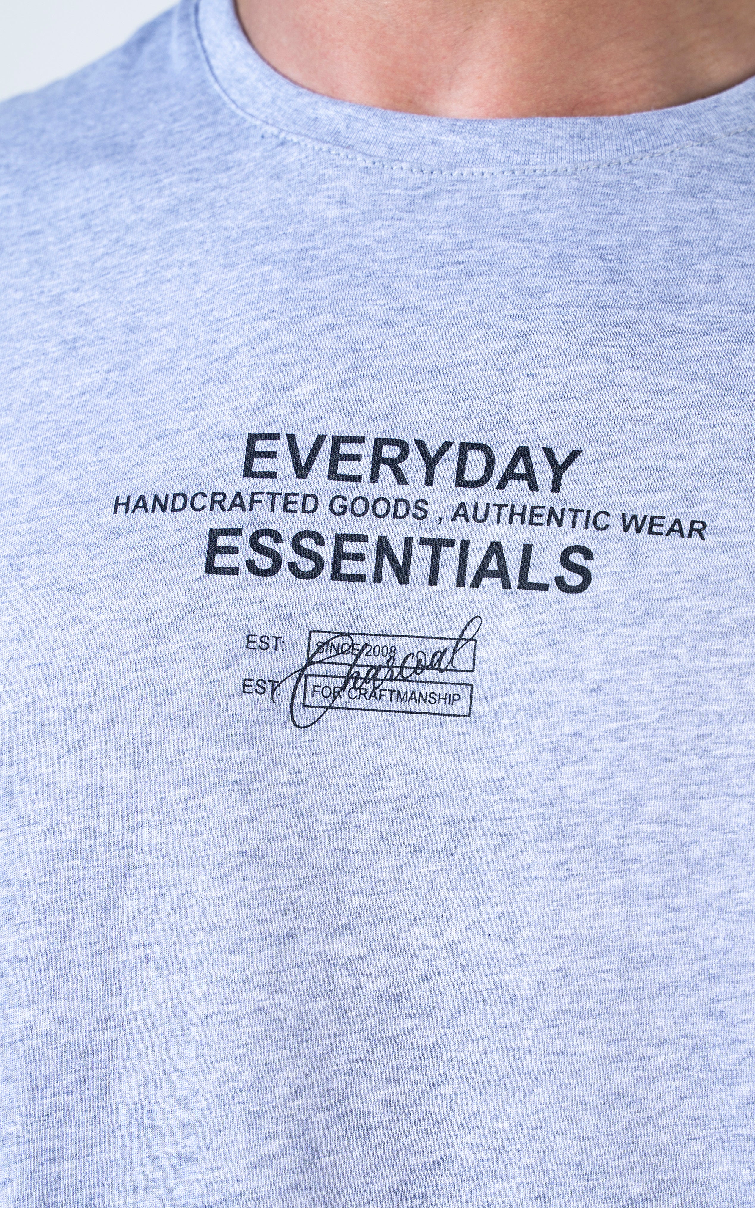 GRAPHIC T-SHIRT HEATHER GREY - Image 3