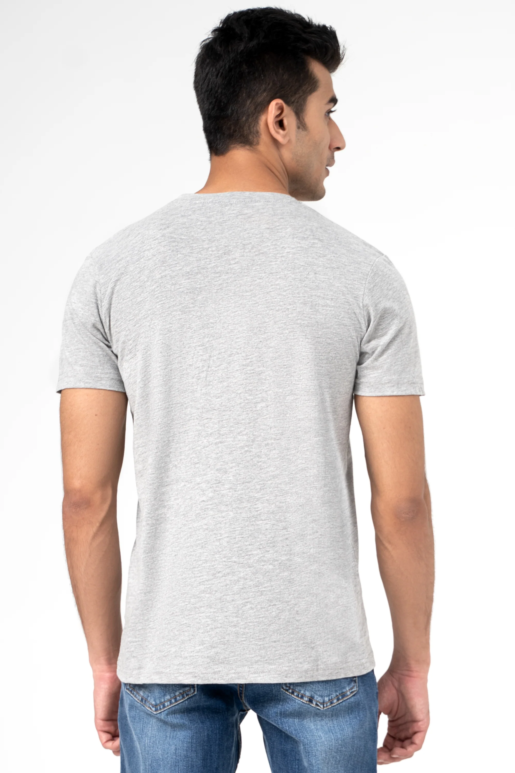 GRAPHIC T SHIRT HEATHER GREY - Image 4
