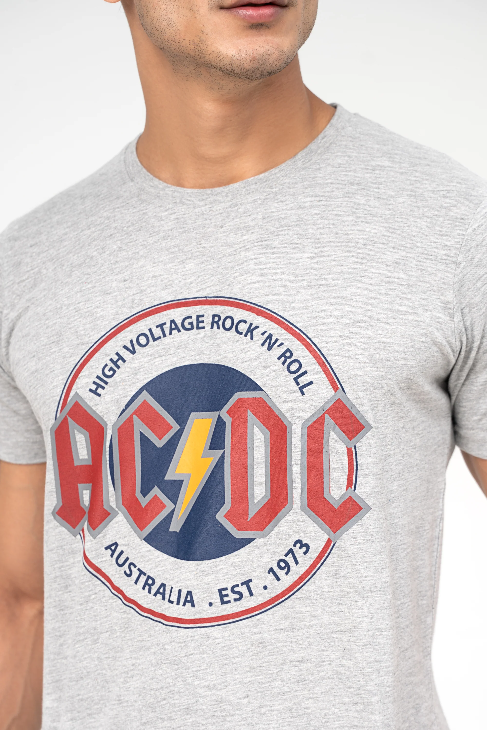 GRAPHIC T SHIRT HEATHER GREY - Image 5