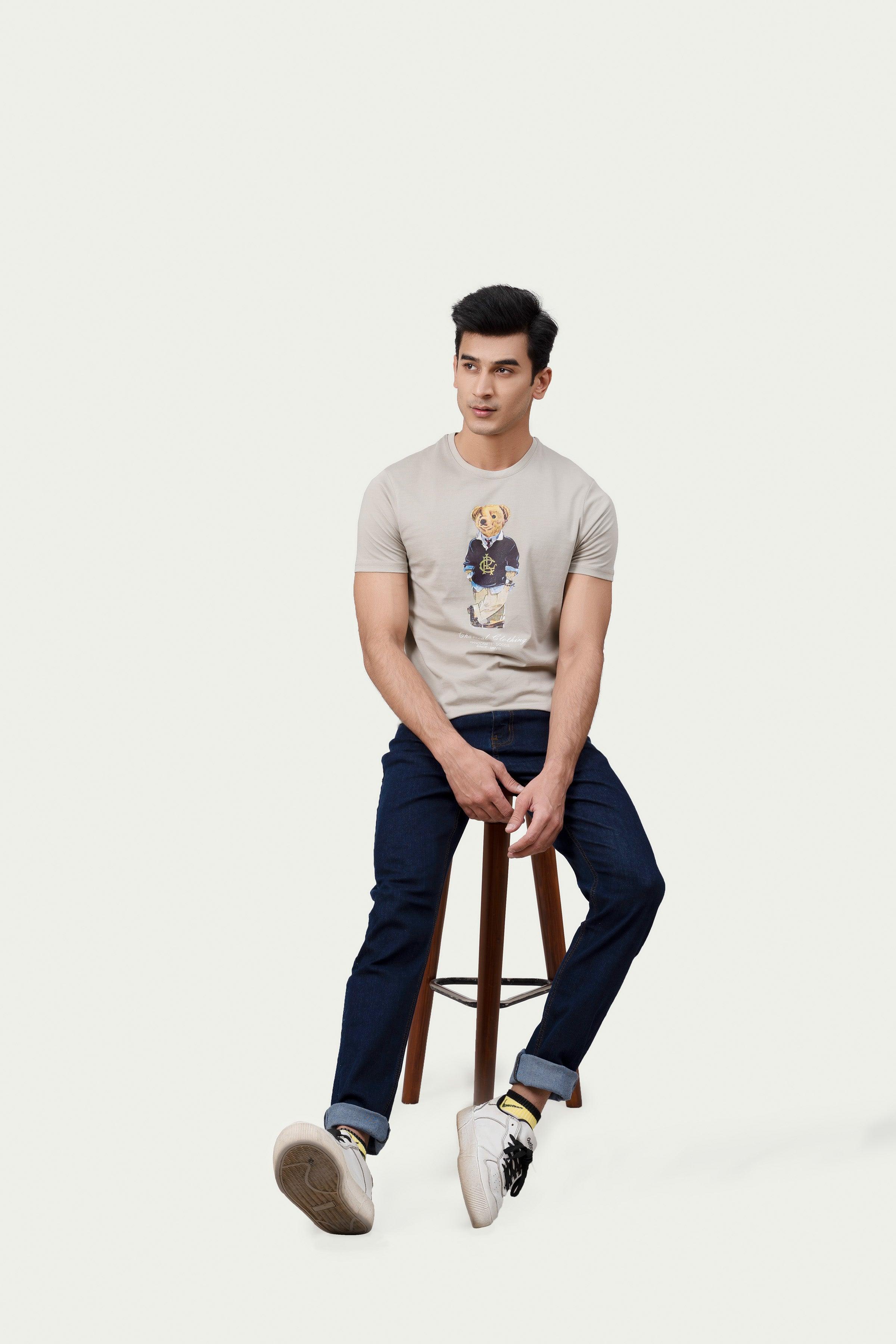 GRAPHIC T SHIRT KHAKI - Image 5
