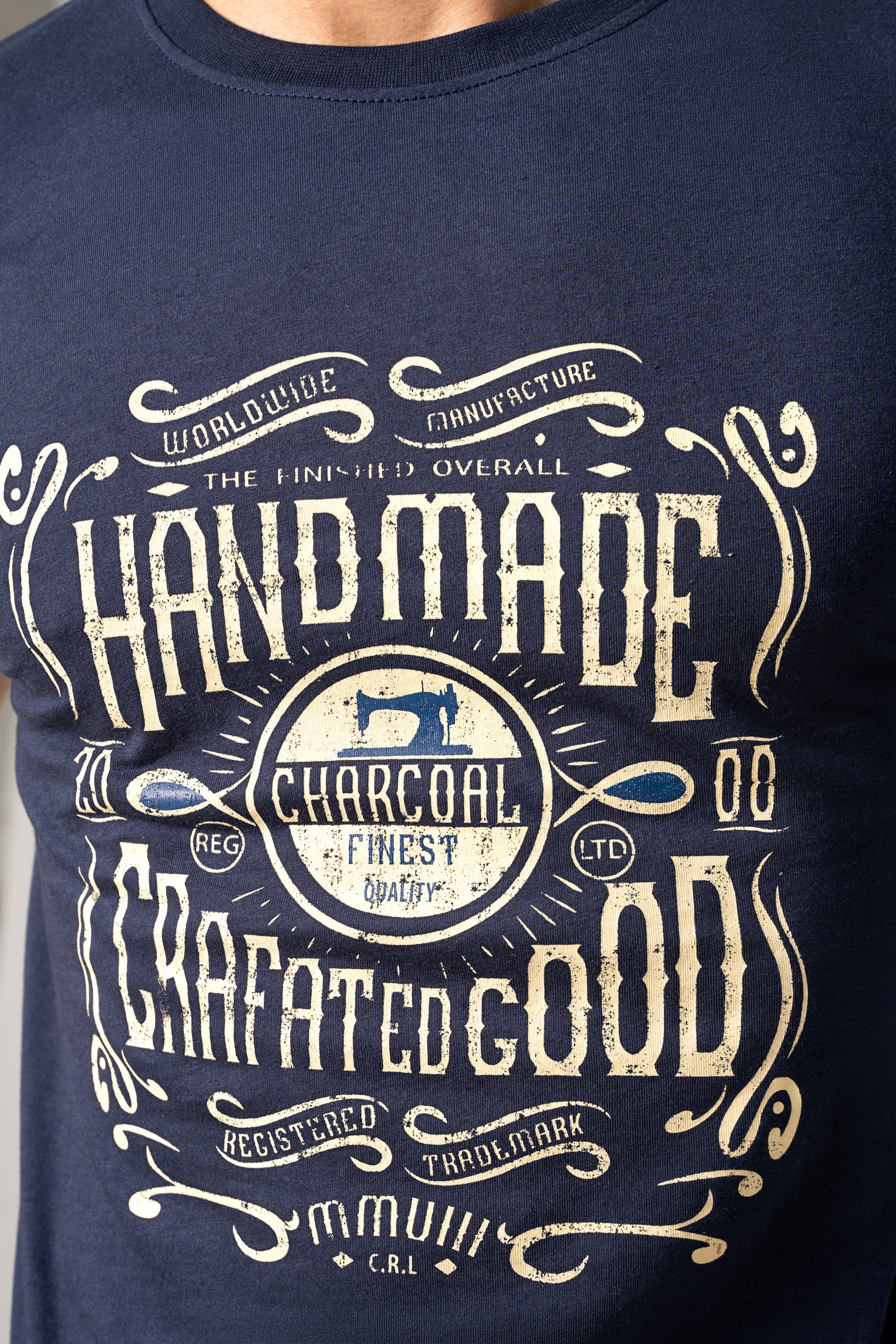 GRAPHIC T-SHIRT NAVY - Image 5