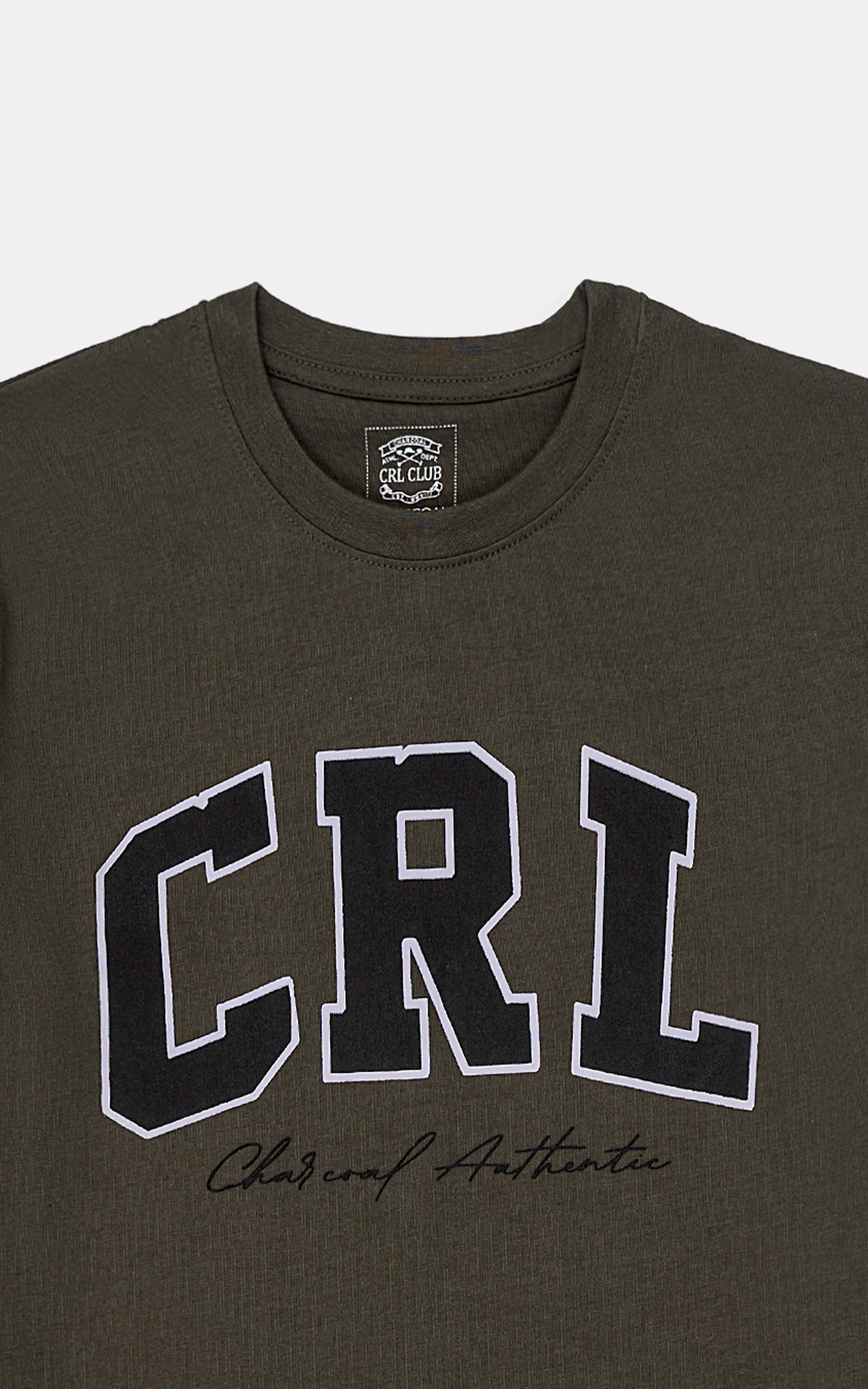 GRAPHIC T SHIRT OLIVE - Image 2