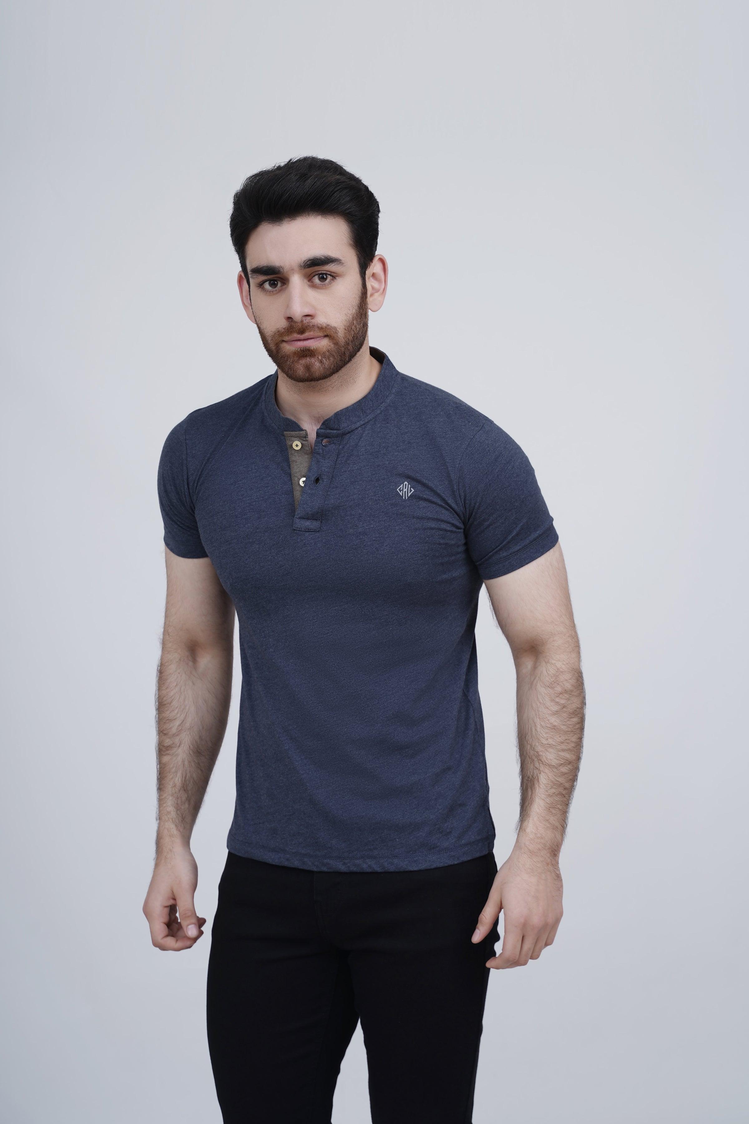 HENLAY T SHIRT NAVY