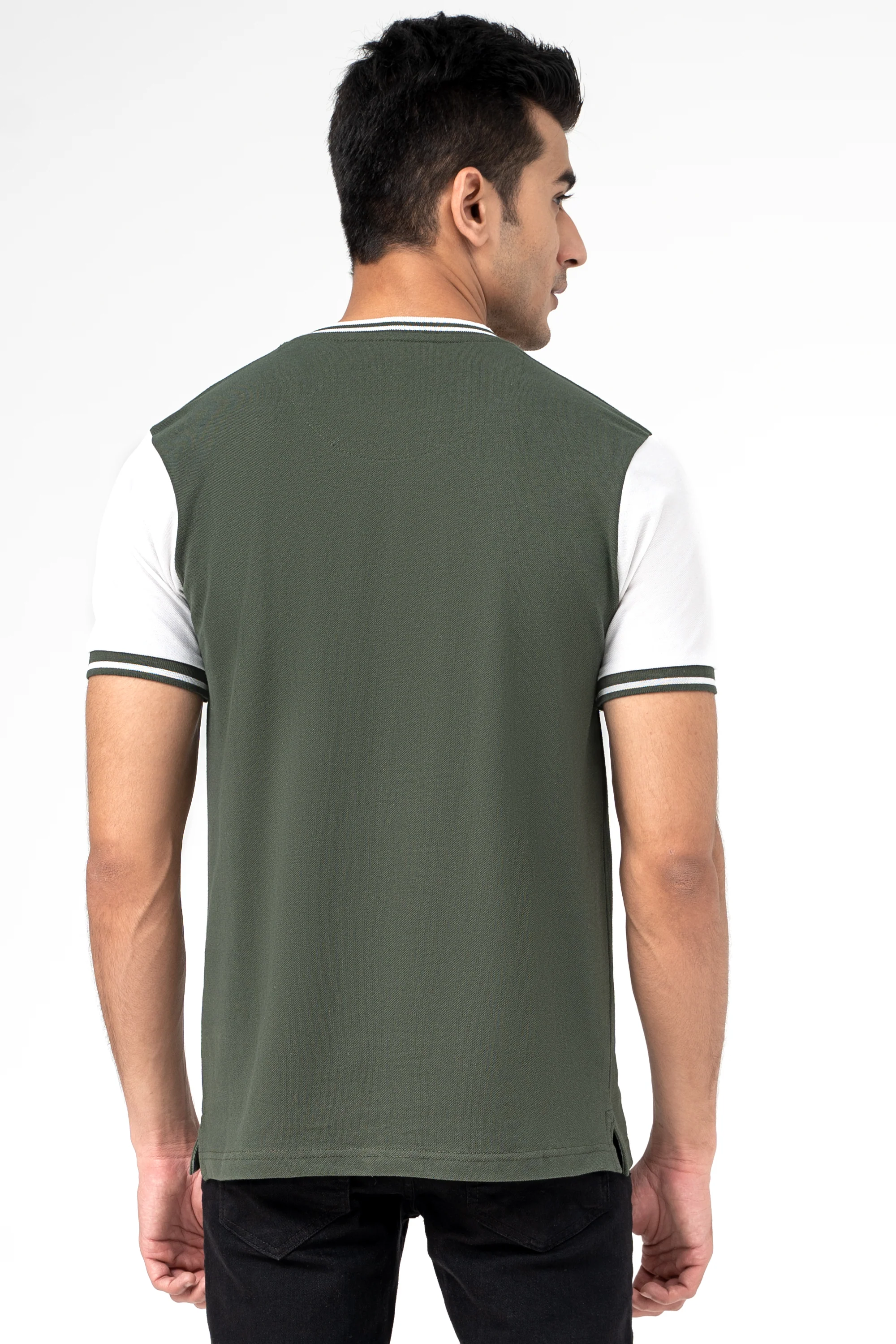 HENLAY T-SHIRT OLIVE - Image 4