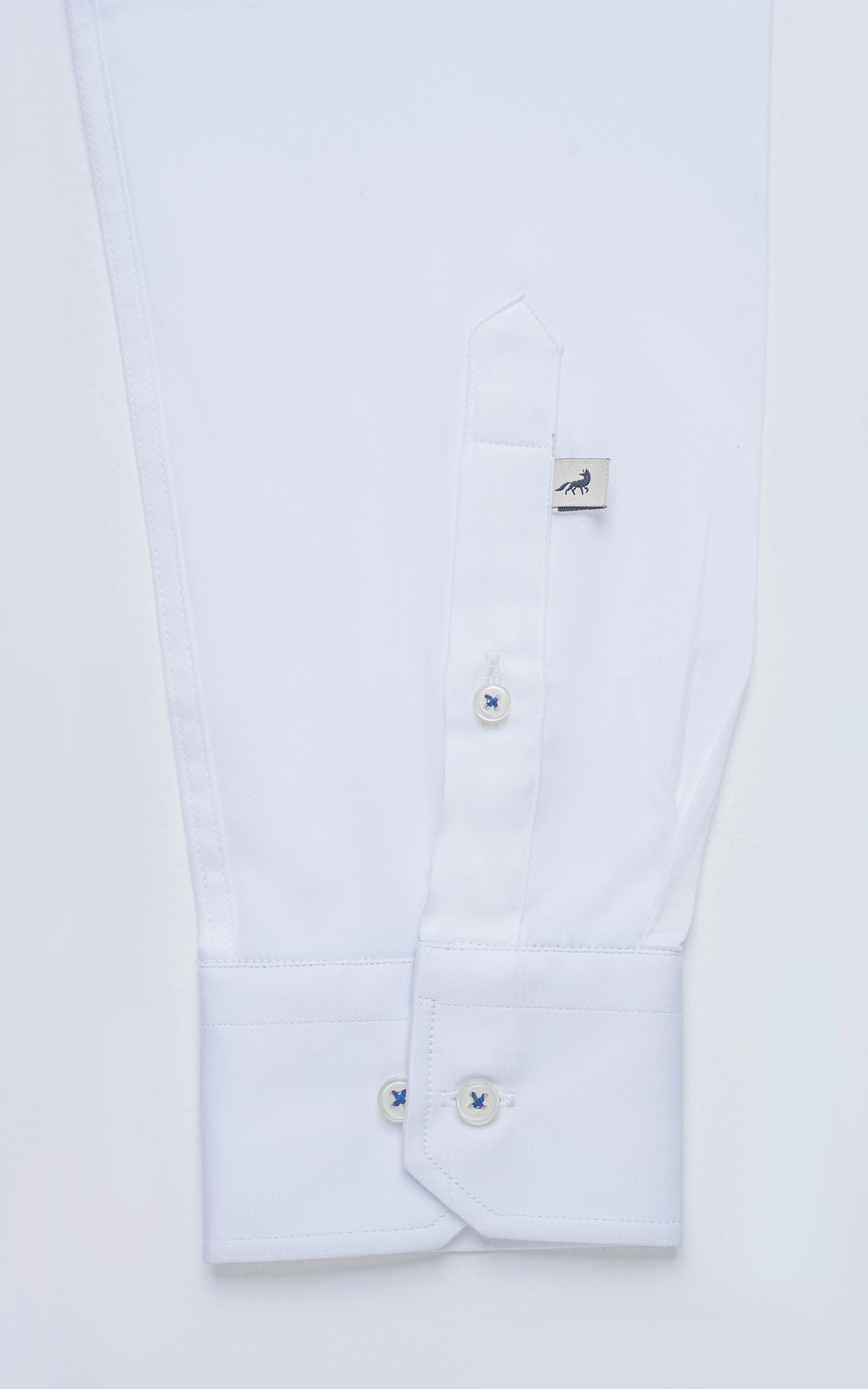 HIDDEN BUTTON DOWN COLLAR SHIRT WHITE - Image 4