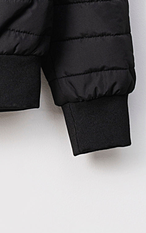 SIGNATURE AUSTIN MARTIN PUFFER JACKET FULL SLEEVE BLACK - Image 4