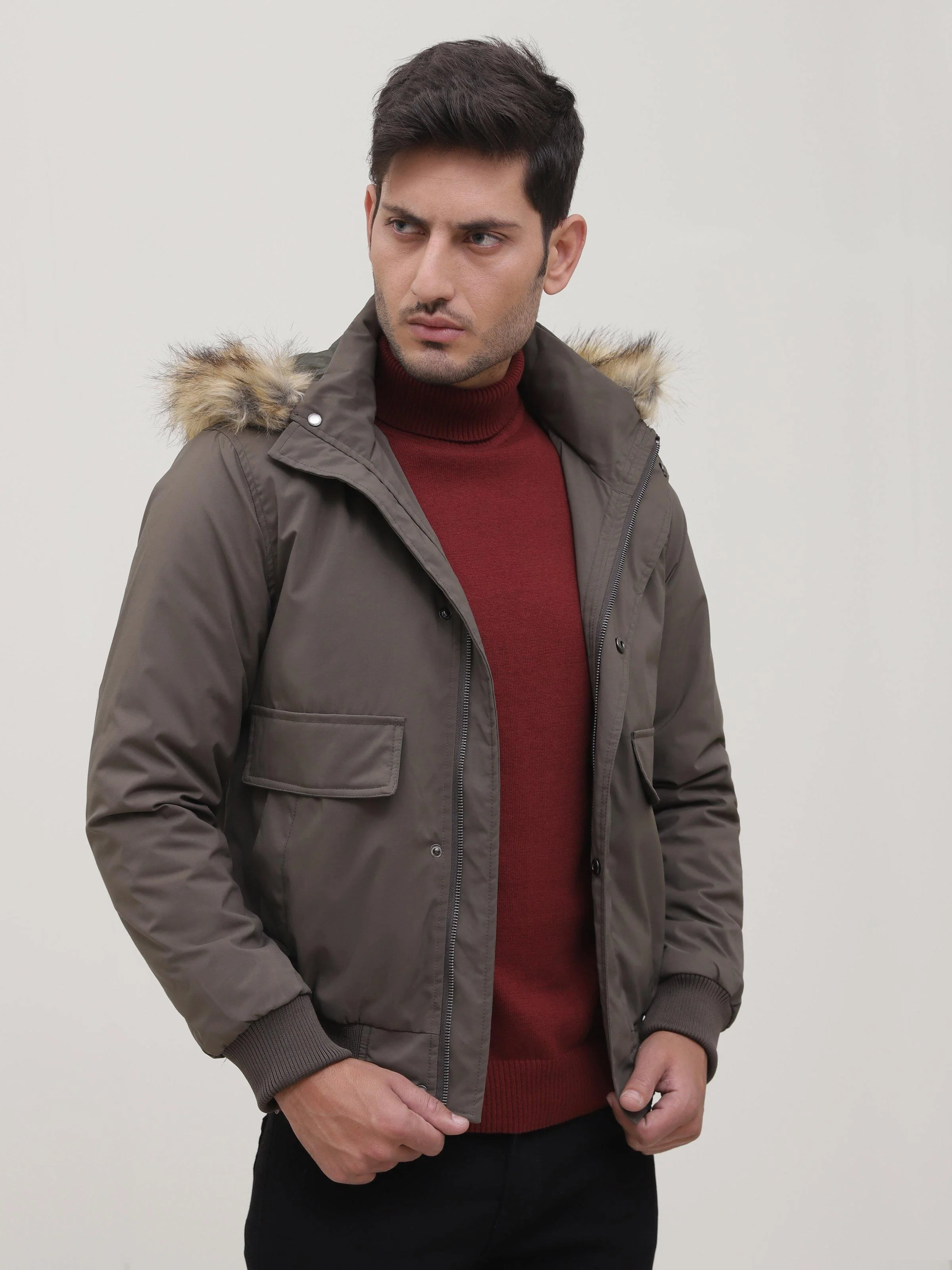 JACKET FULL SLEEVE GREEN