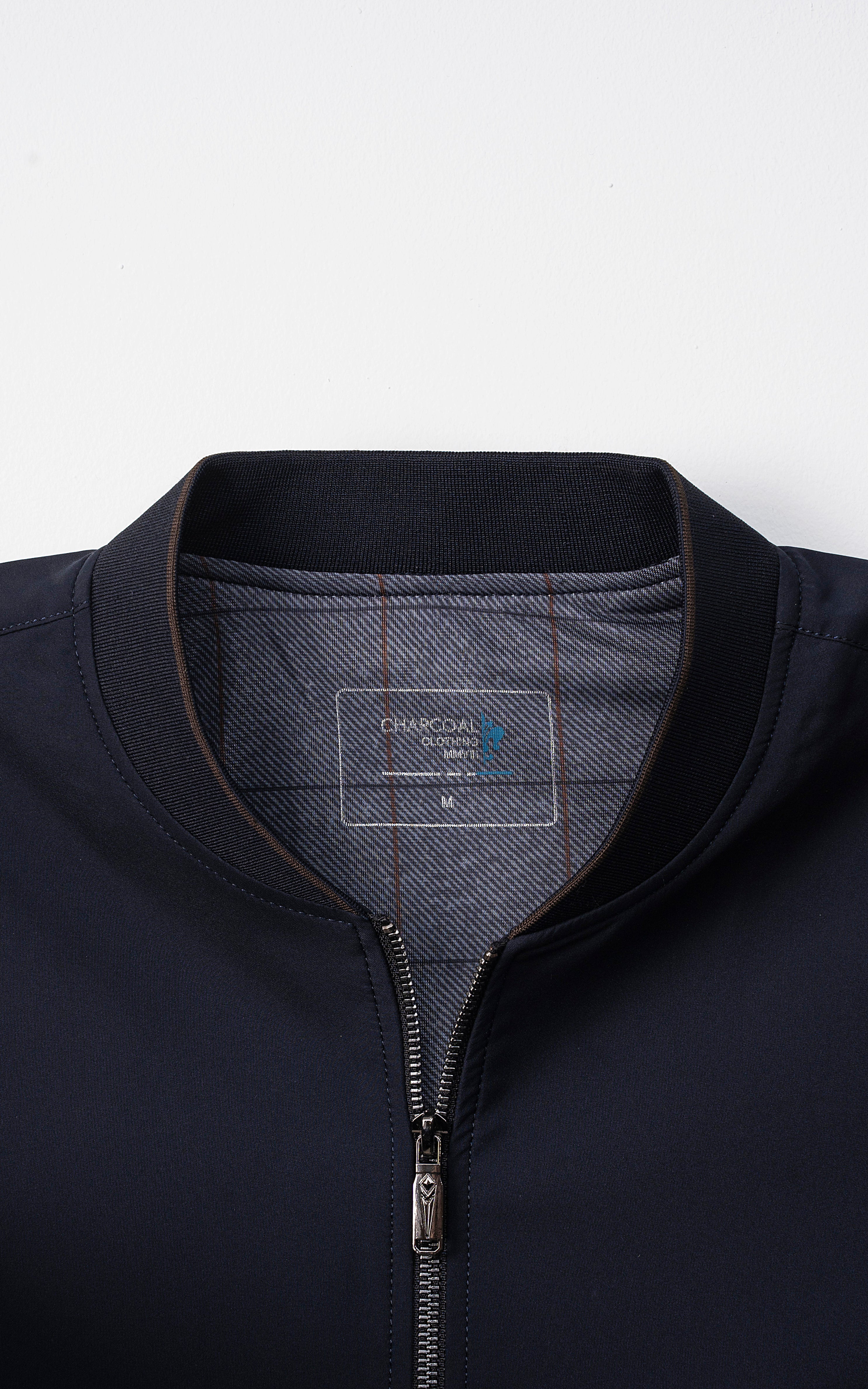 LIGHT WEIGHT MEN'S JACKET FULL SLEEVE NAVY - Image 2