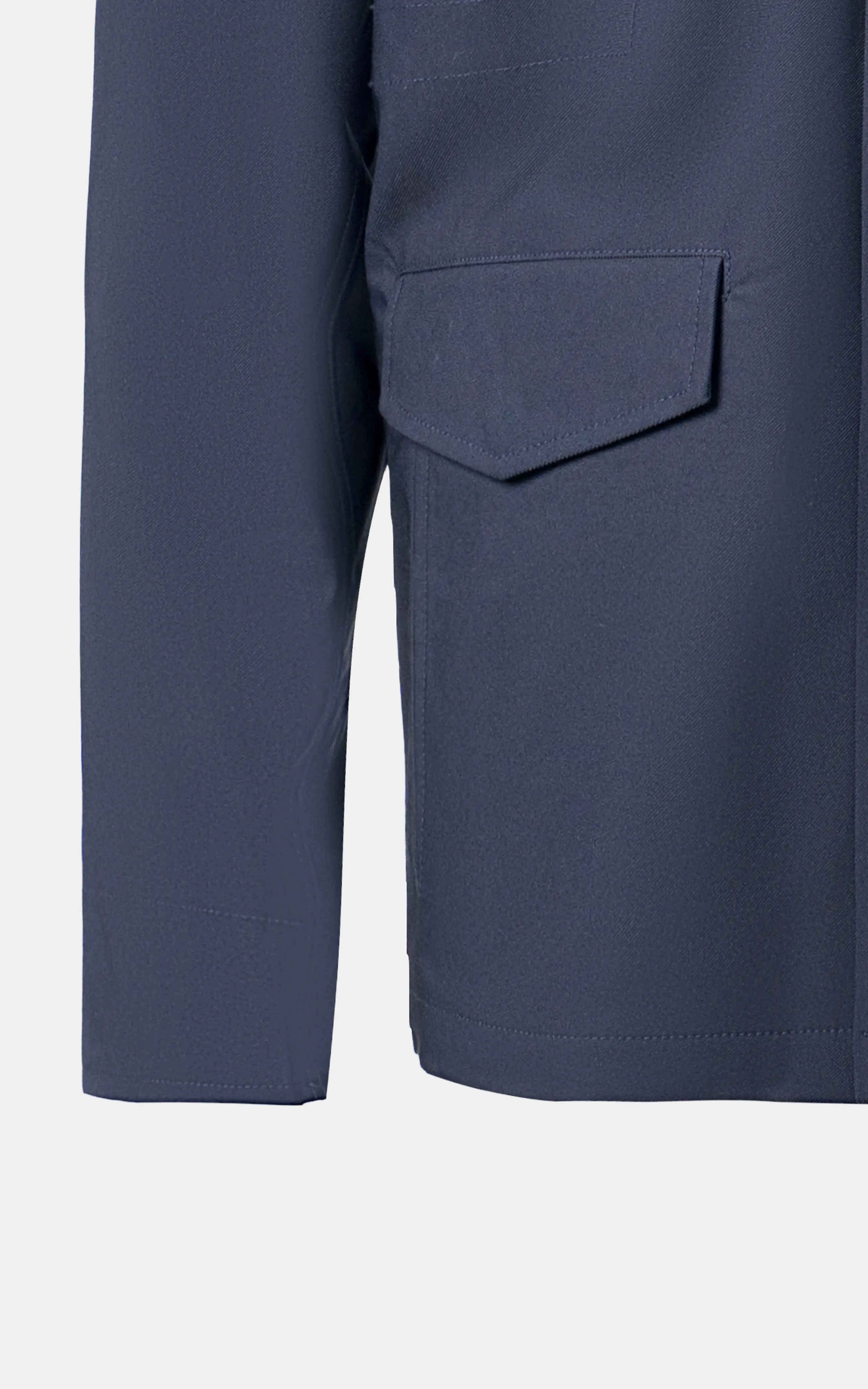 REGULAR FIT FULLSLEEVE FIELD JACKET NAVY - Image 3