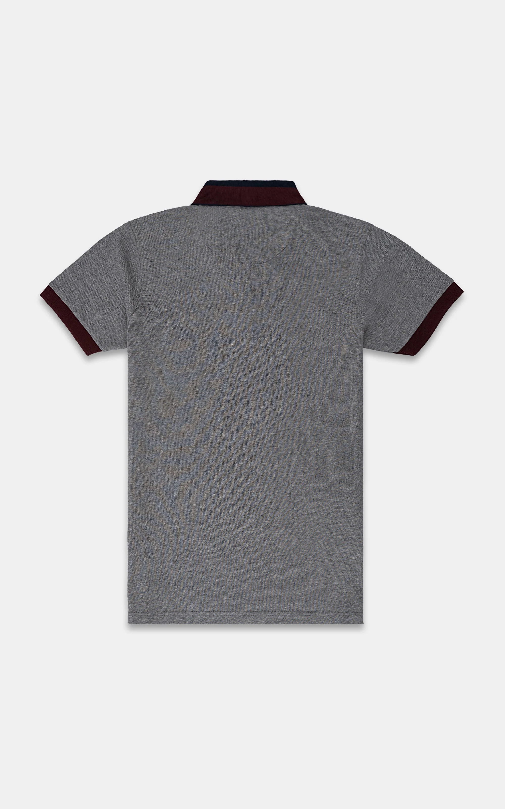 CLASSIC POLO SHIRT HEATHER GREY - Image 3