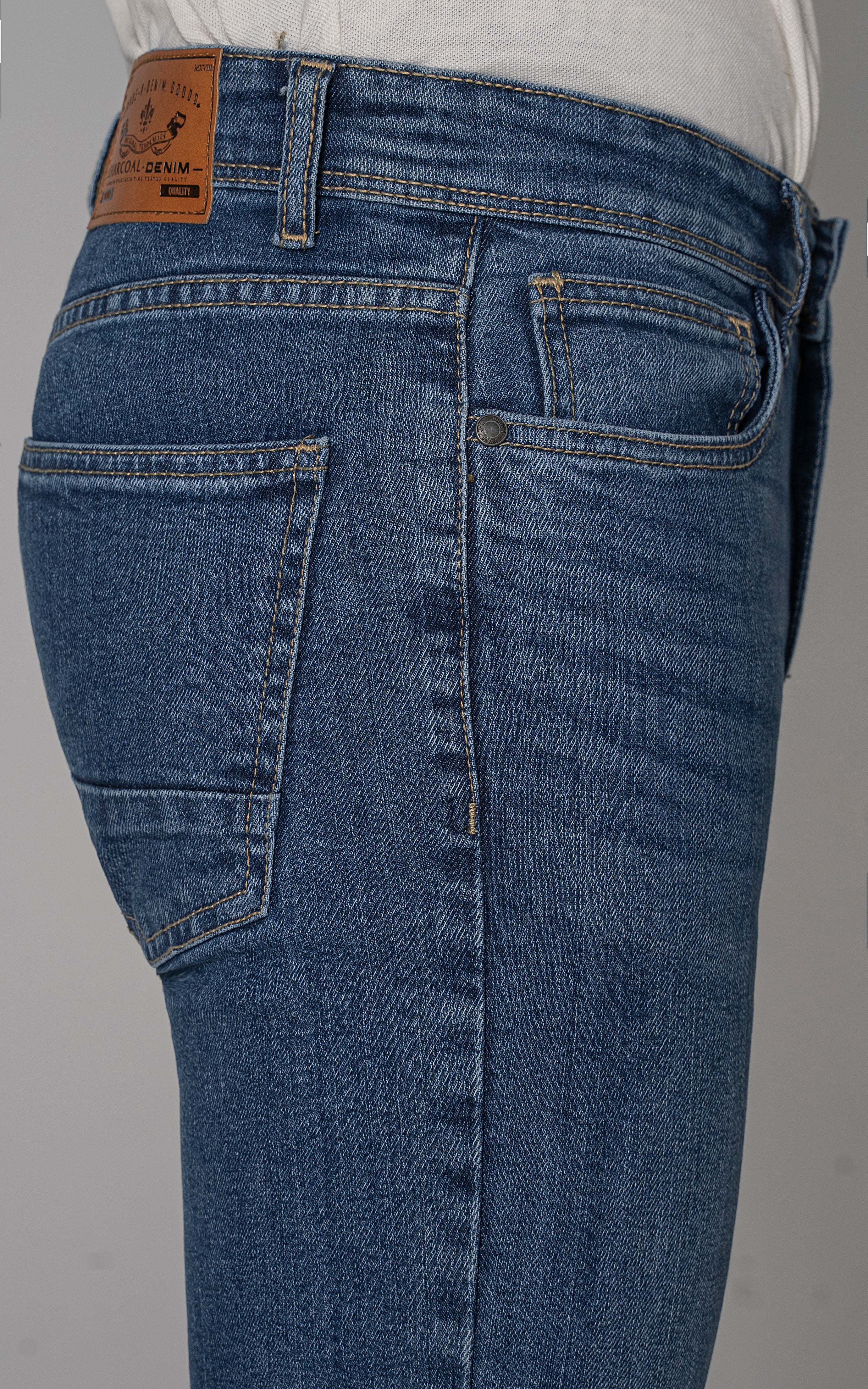 JEANS SLIM FIT MID BLUE - Image 4