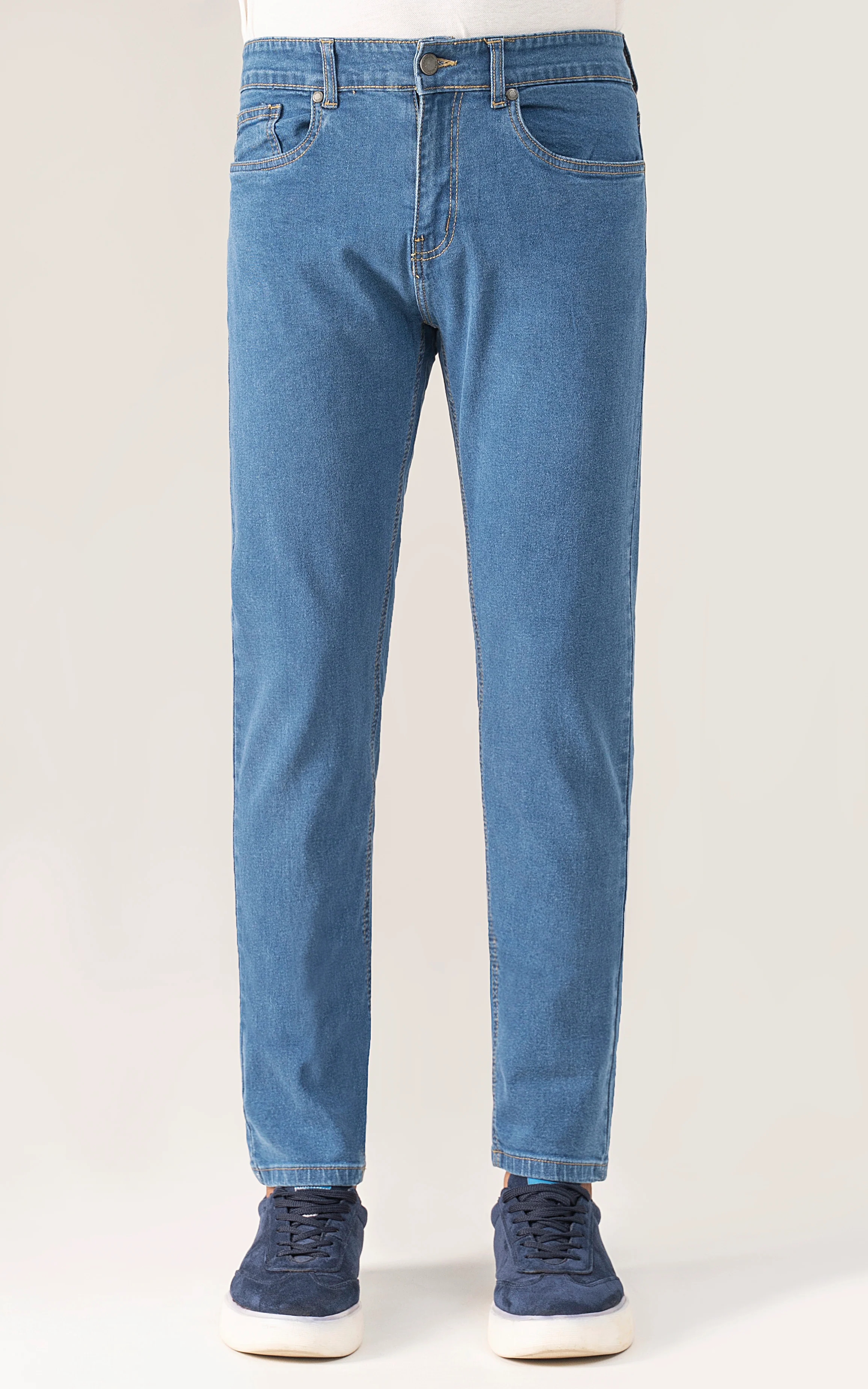 JEANS SLIM FIT MID BLUE - Image 3