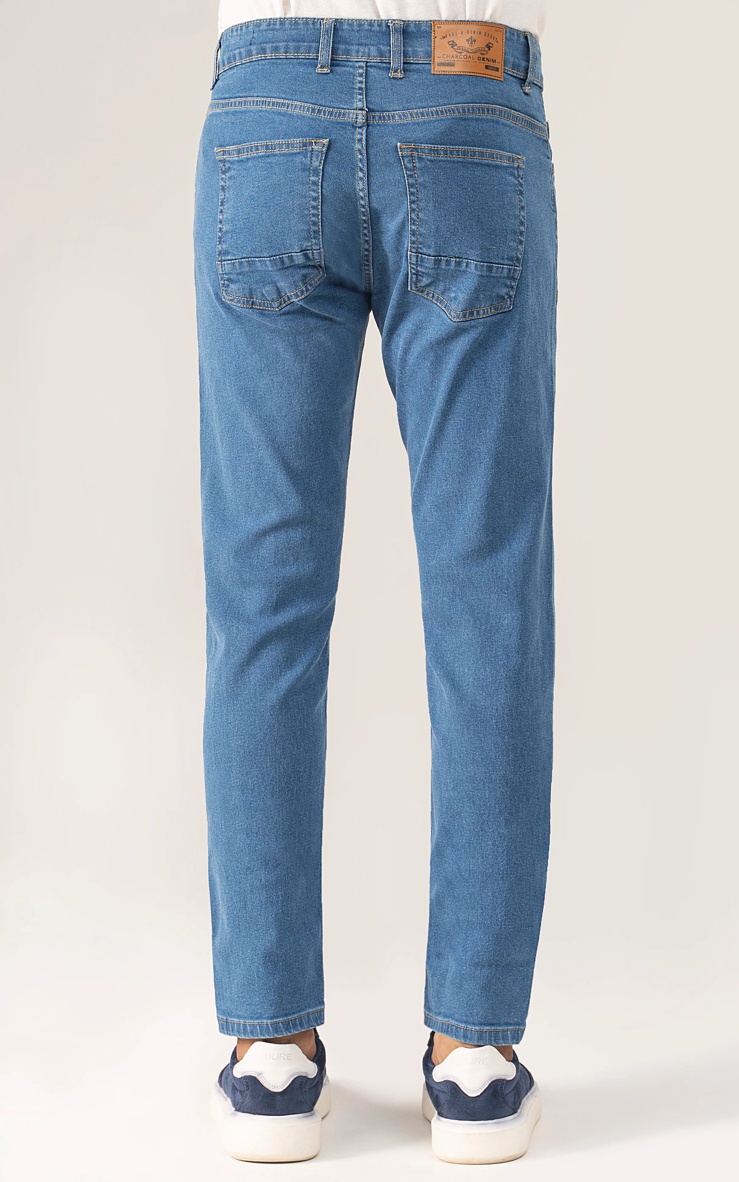 JEANS SLIM FIT MID BLUE - Image 4