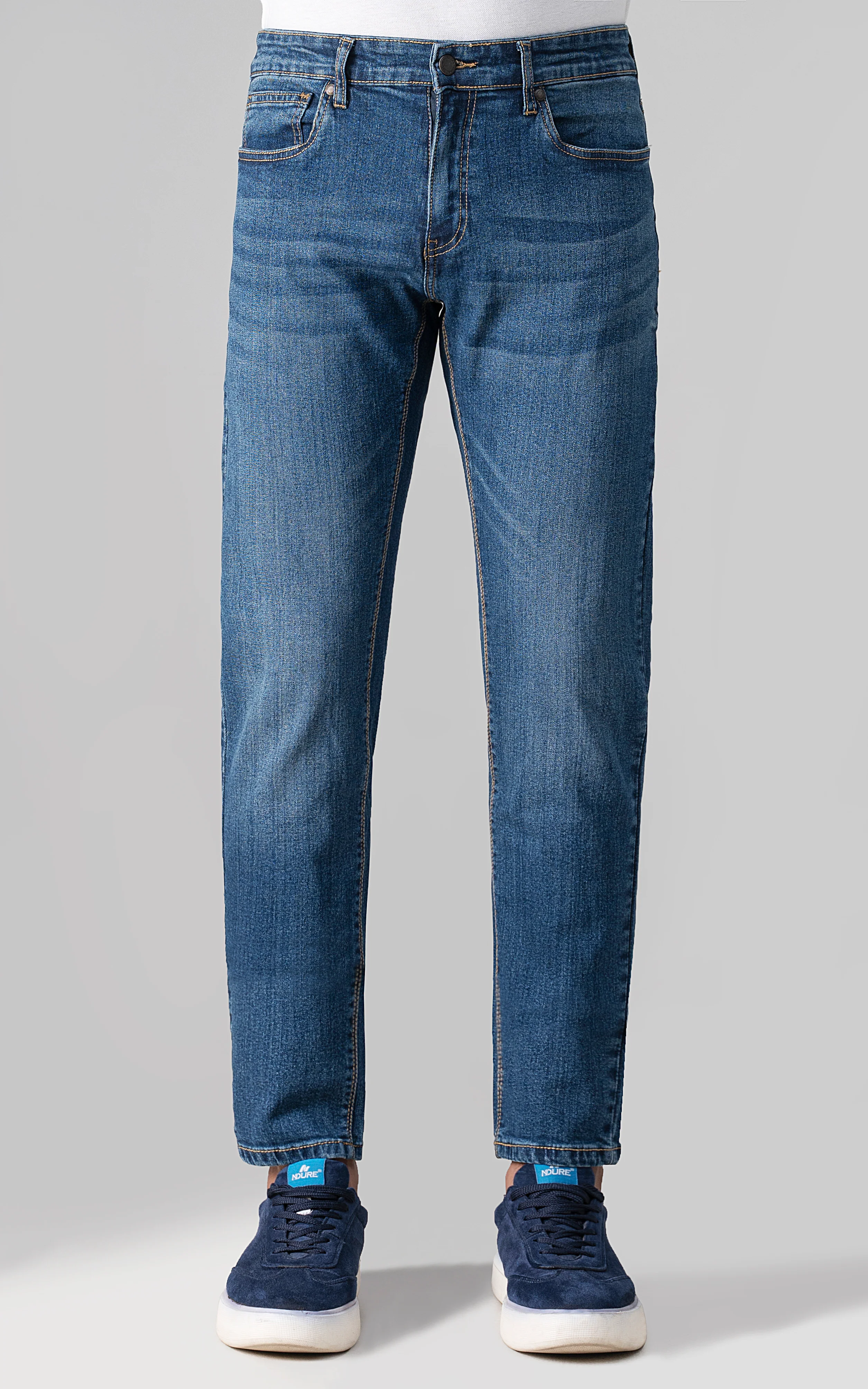 JEANS SLIM FIT MID BLUE - Image 3