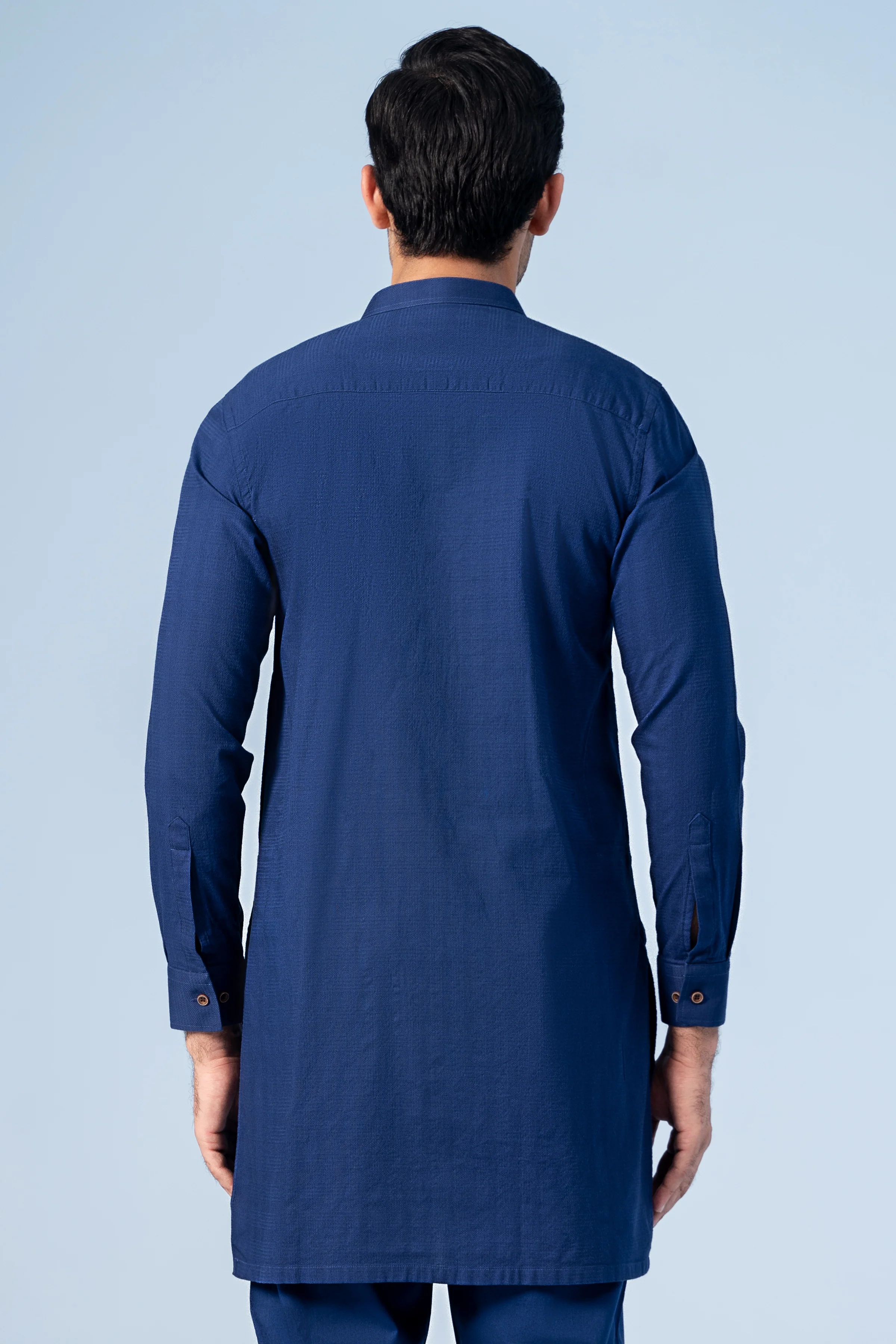 KURTA PAJAMA ROYAL BLUE - Image 4