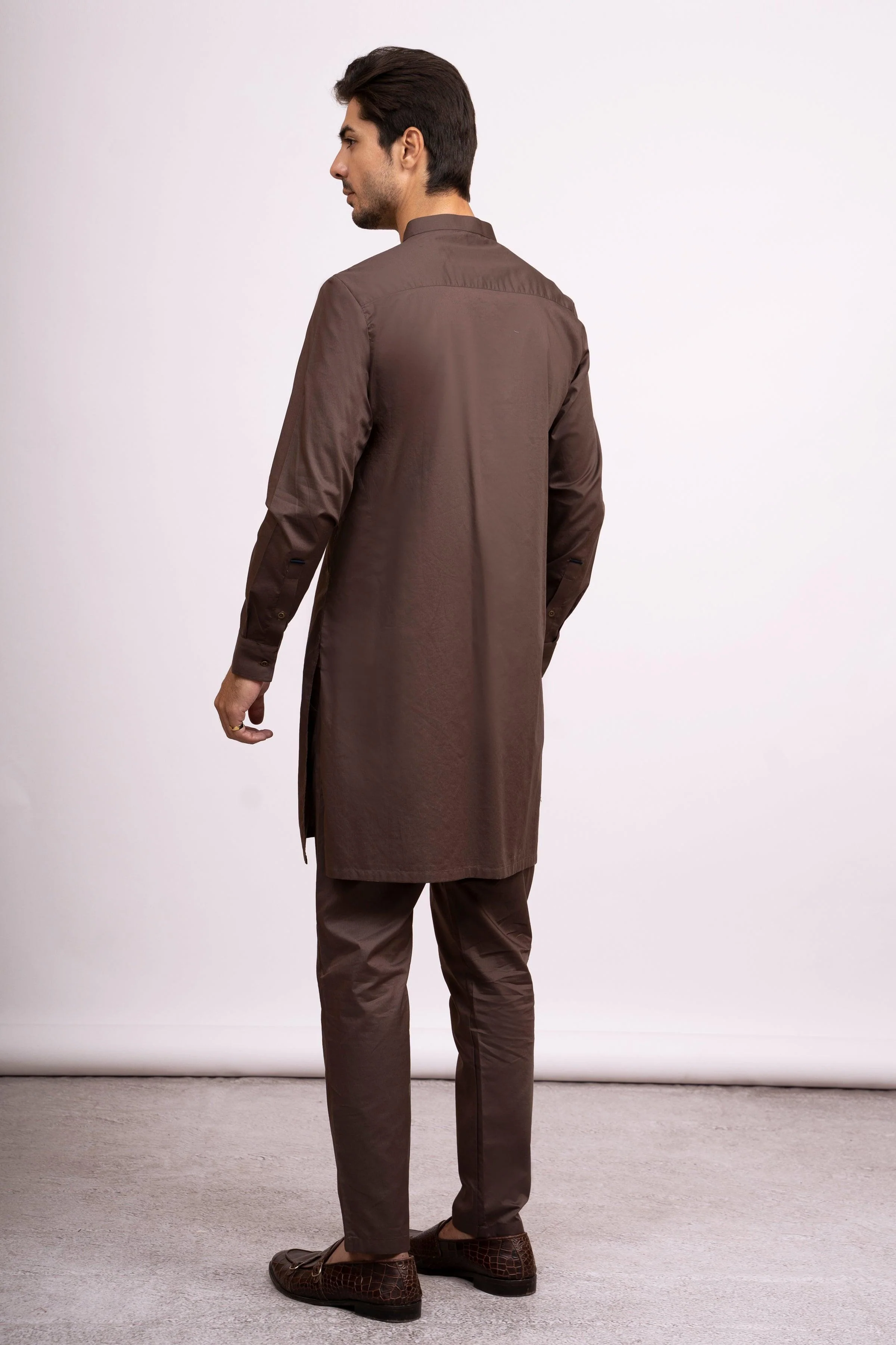 KURTA PAJAMA BROWN - Image 3