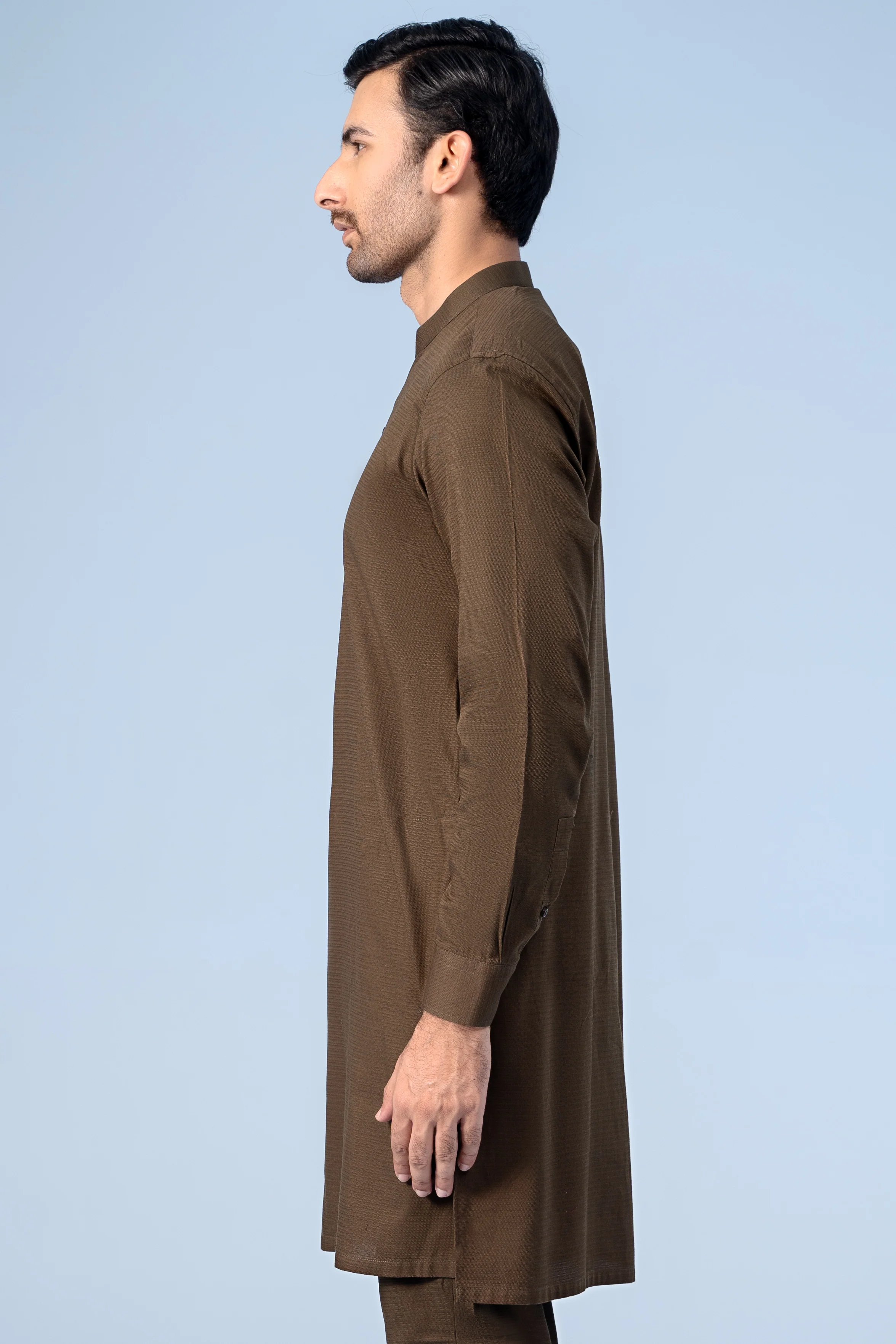 KURTA PAJAMA OLIVE - Image 2