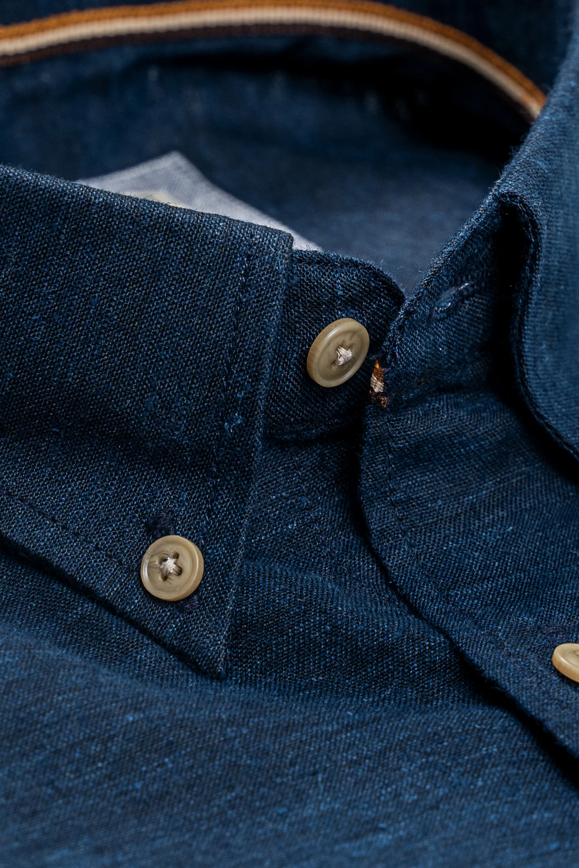 LIMITED EDITION LINEN FABRIC SHIRTS NAVY - Image 2