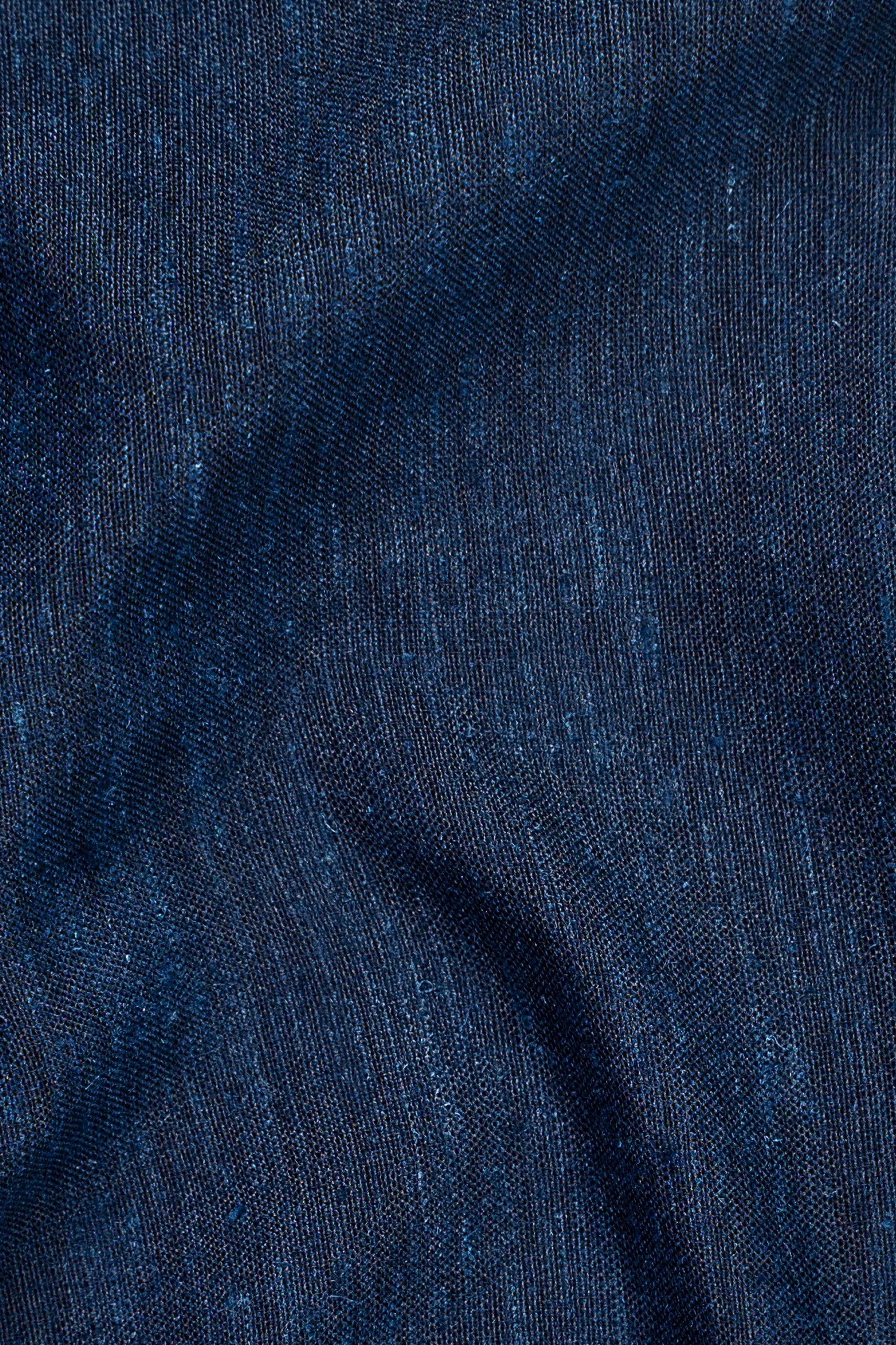 LIMITED EDITION LINEN FABRIC SHIRTS NAVY - Image 3