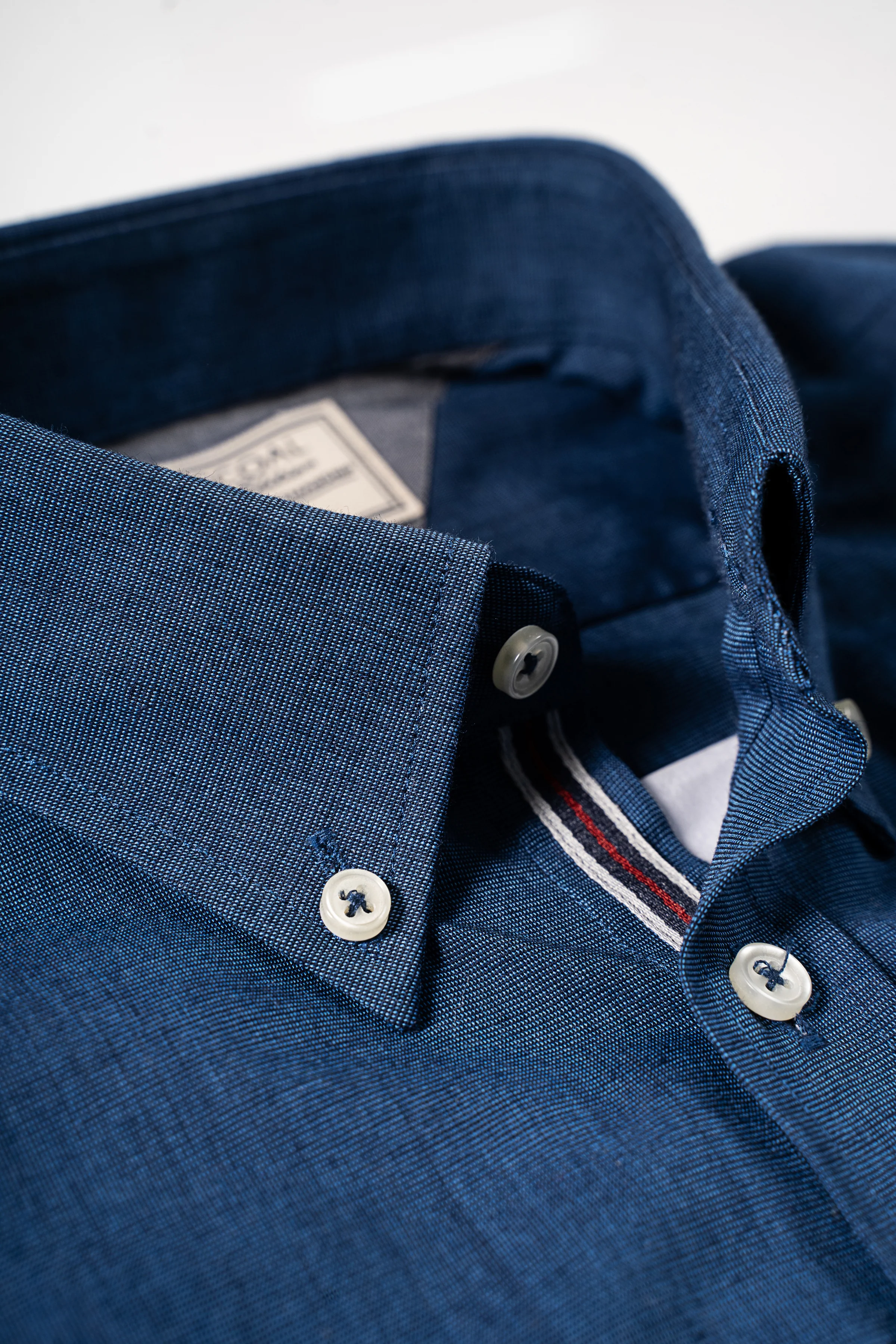 LIMITED EDITION SHIRT BLUE SELF TEXTURED - Image 2