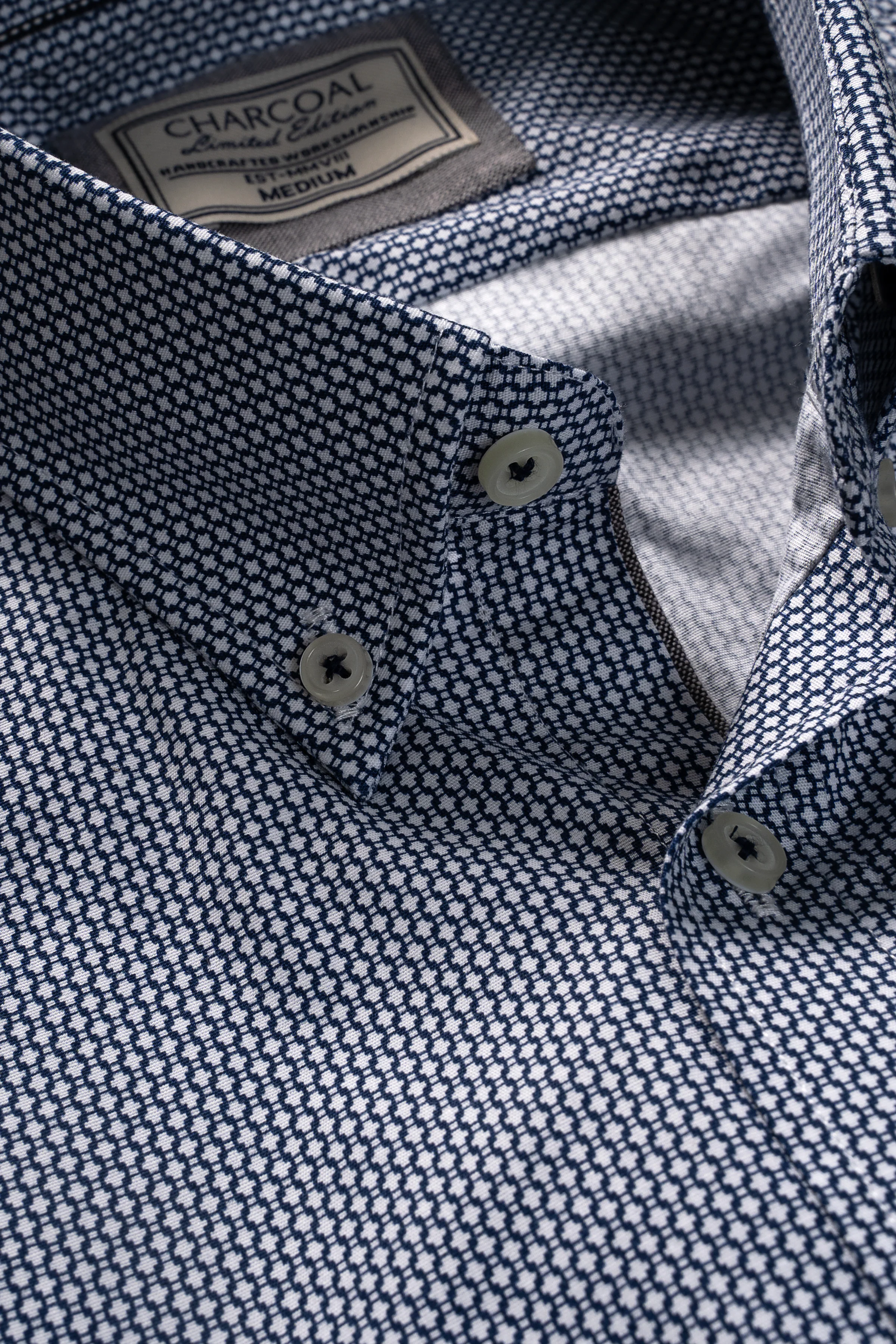 LIMITED EDITION HALF SLEEVE SHIRT BLUE WHITE - Image 2