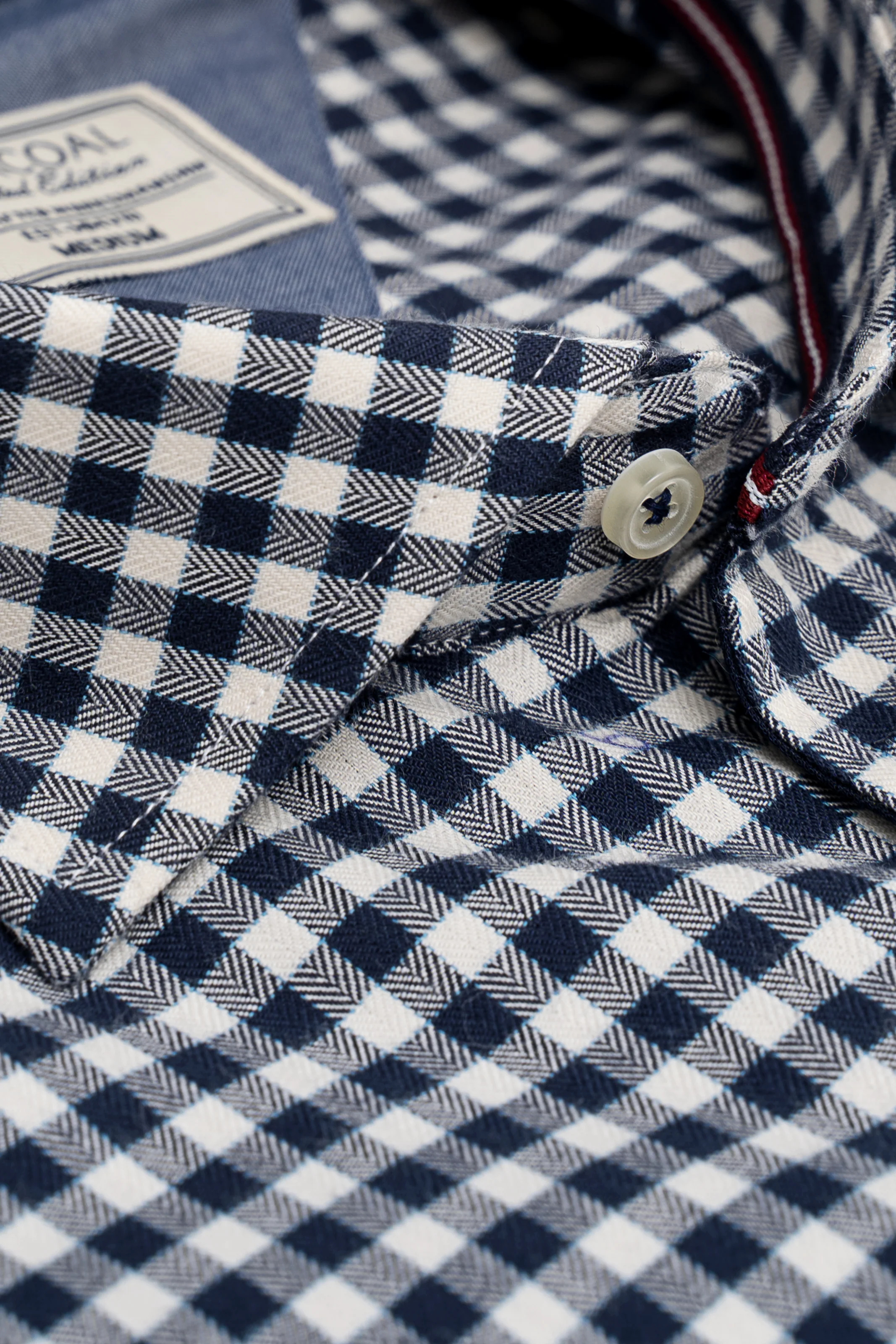 LIMITED EDITION SHIRT BLUE WHITE CHECK - Image 2