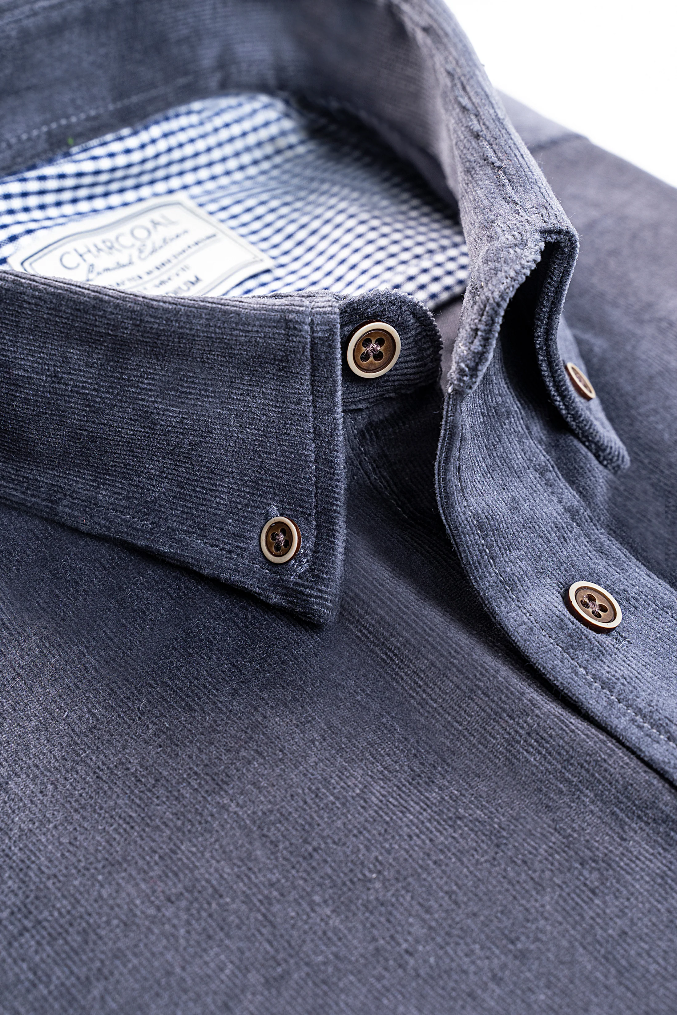 CORDUROY LIMITED EDITION SHIRT GREY - Image 2