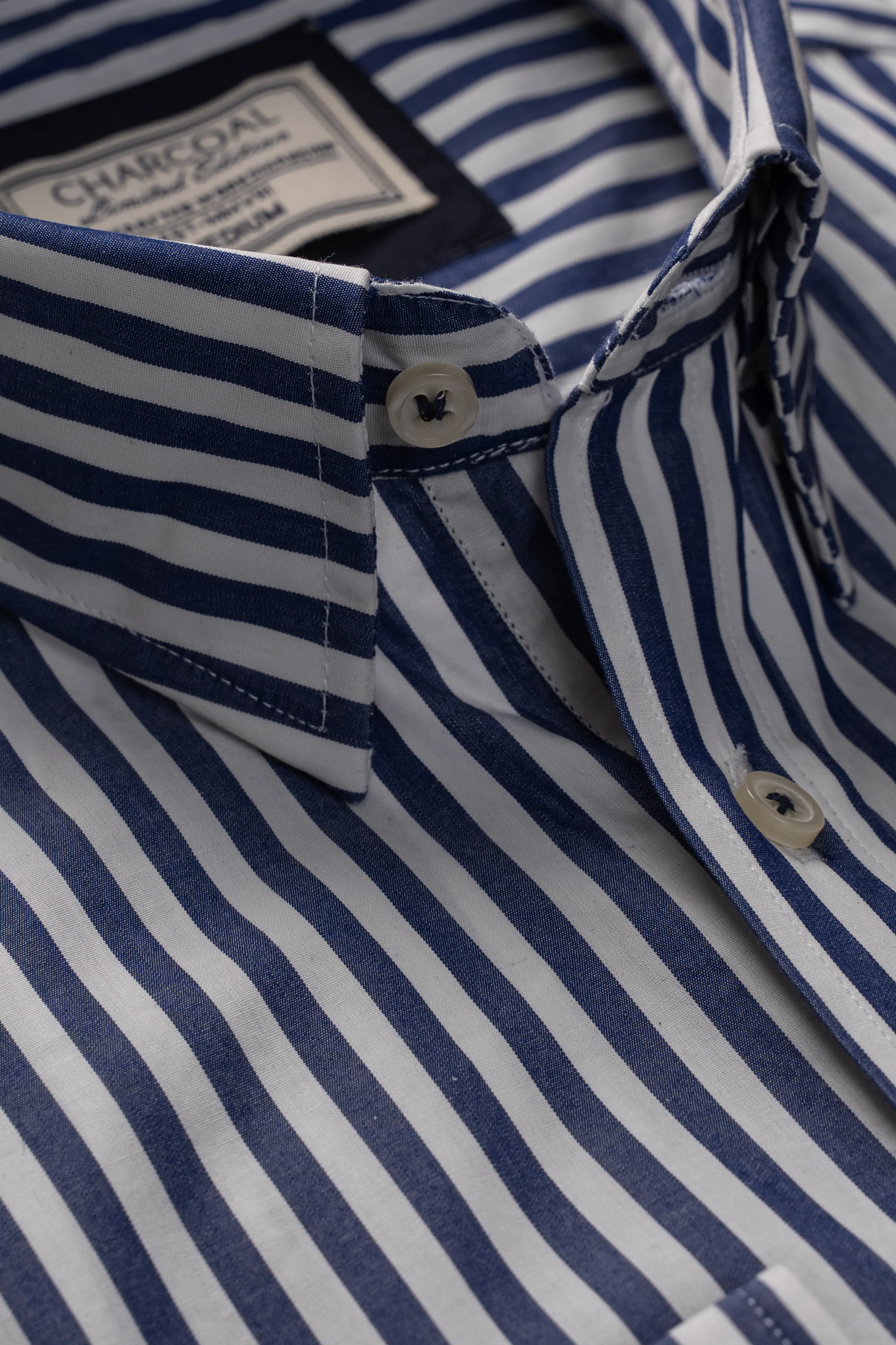 LIMITED EDITION SHIRT NAVY WHITE - Image 2