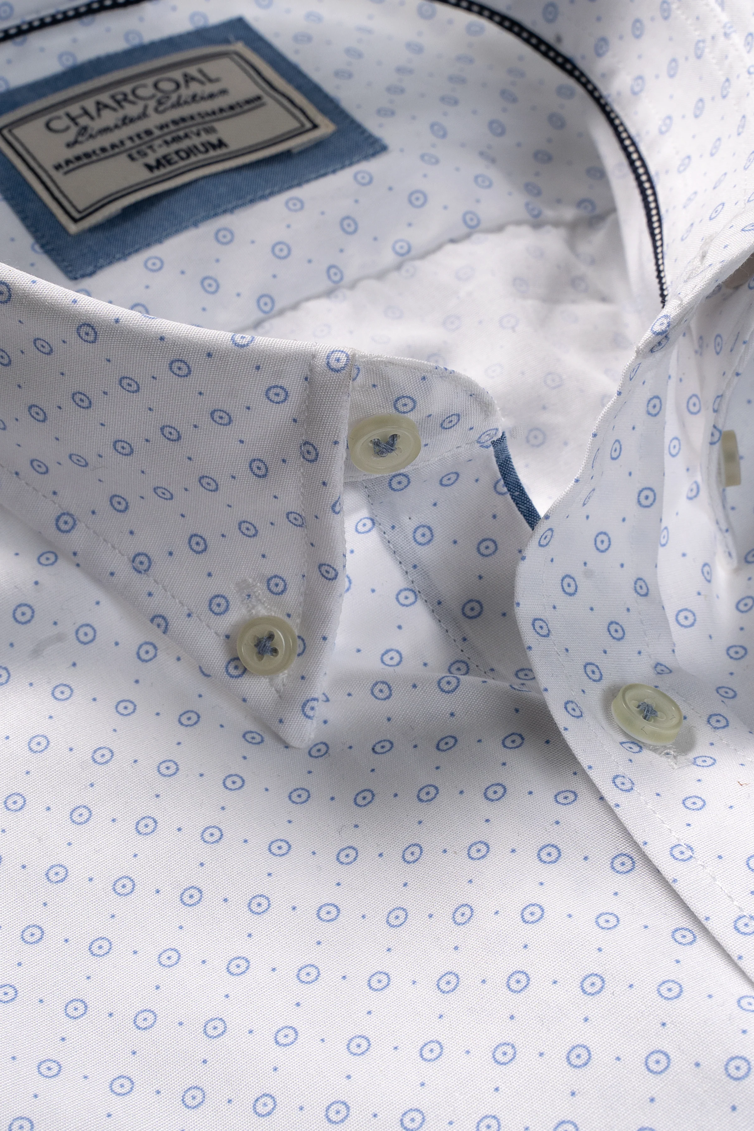 LIMITED EDITION HALF SLEEVE SHIRT WHITE SKY - Image 2