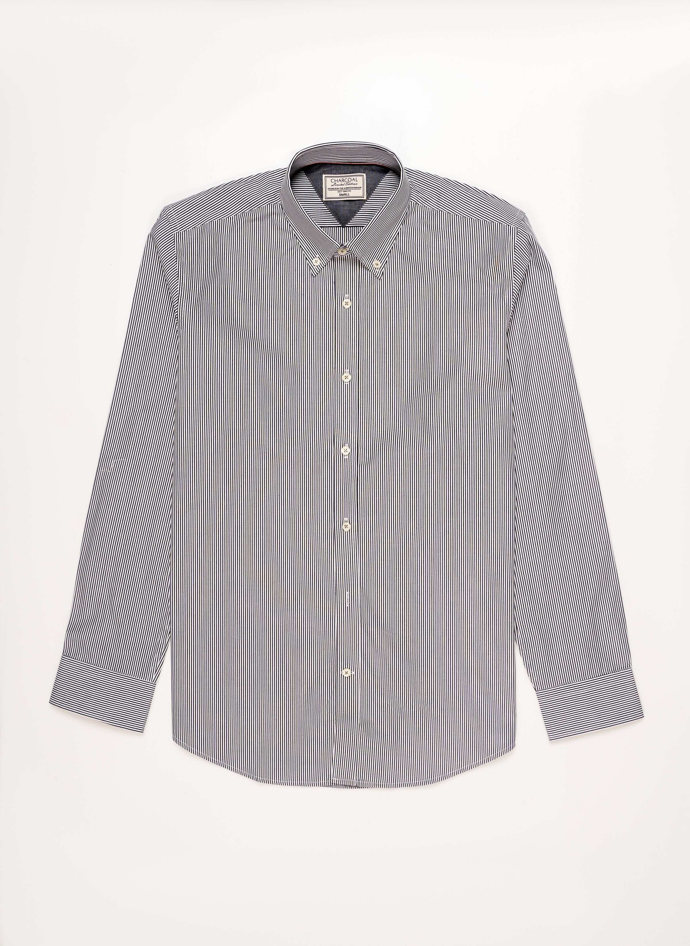 LIMITED EDITION SHIRTS NAVY WHITE STRIPES - Image 4