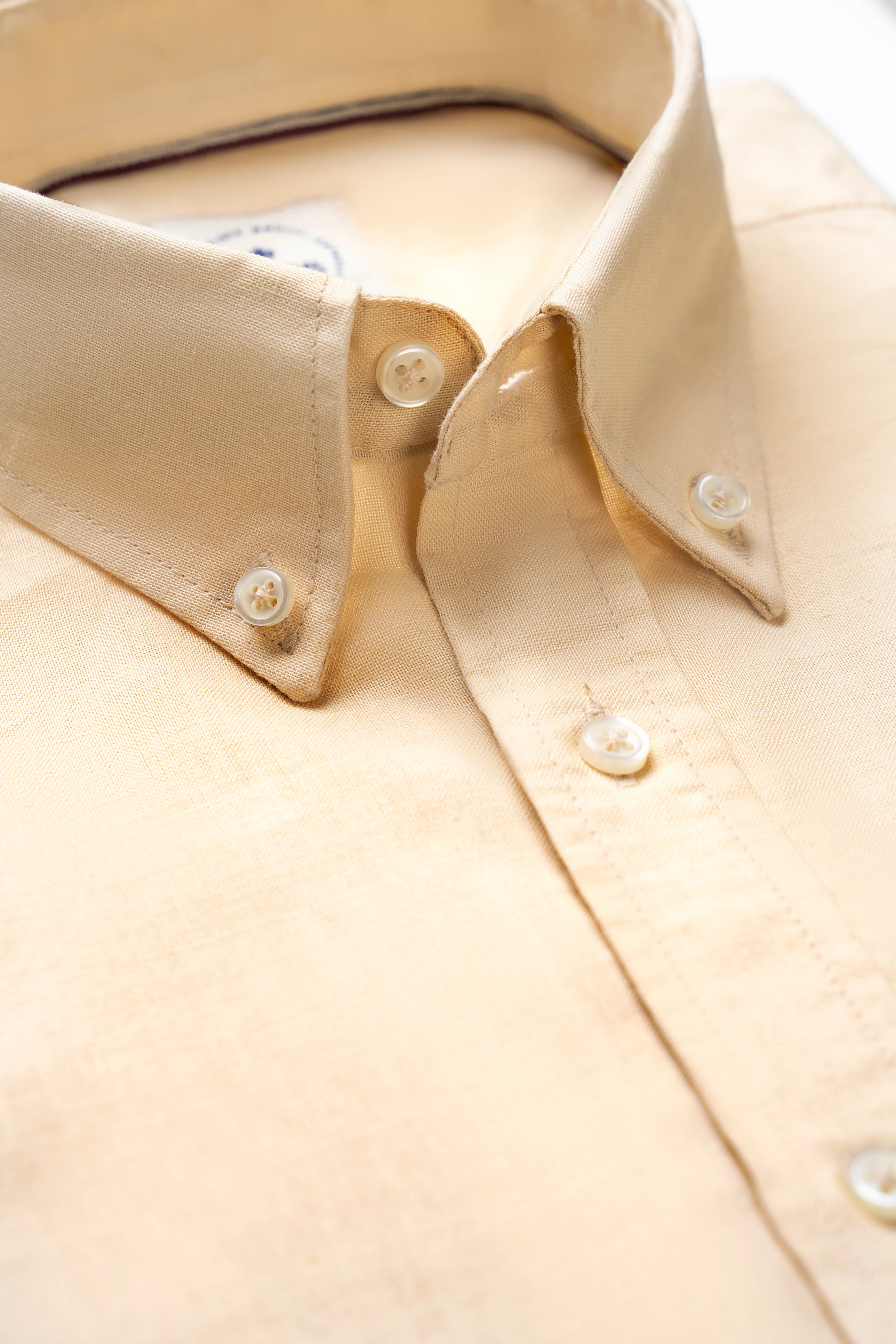 LINEN SMART SHIRT BEIGE - Image 2