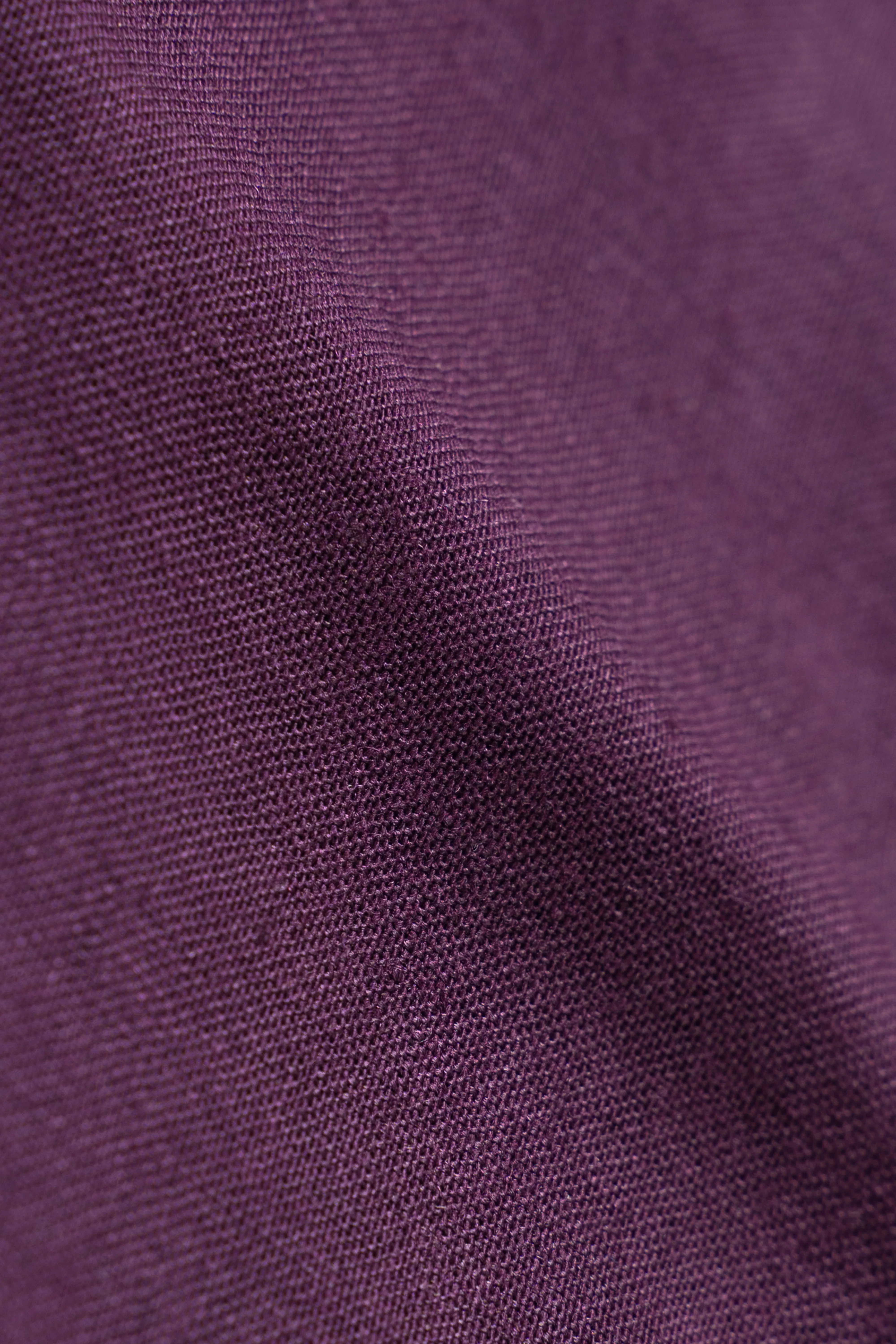 LINEN SMART SHIRT BURGUNDY - Image 3